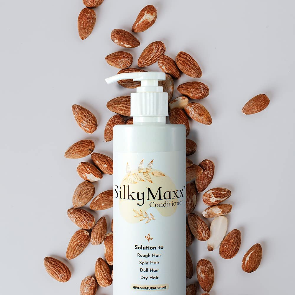 SilkyMaxx Hair Conditioner for Smooth, Shiny & Frizz-Free Hair - Deep Moisturizing Treatment for Dry, Damaged Hair - Perfect for Daily Use & Salon-Quality Results at Home