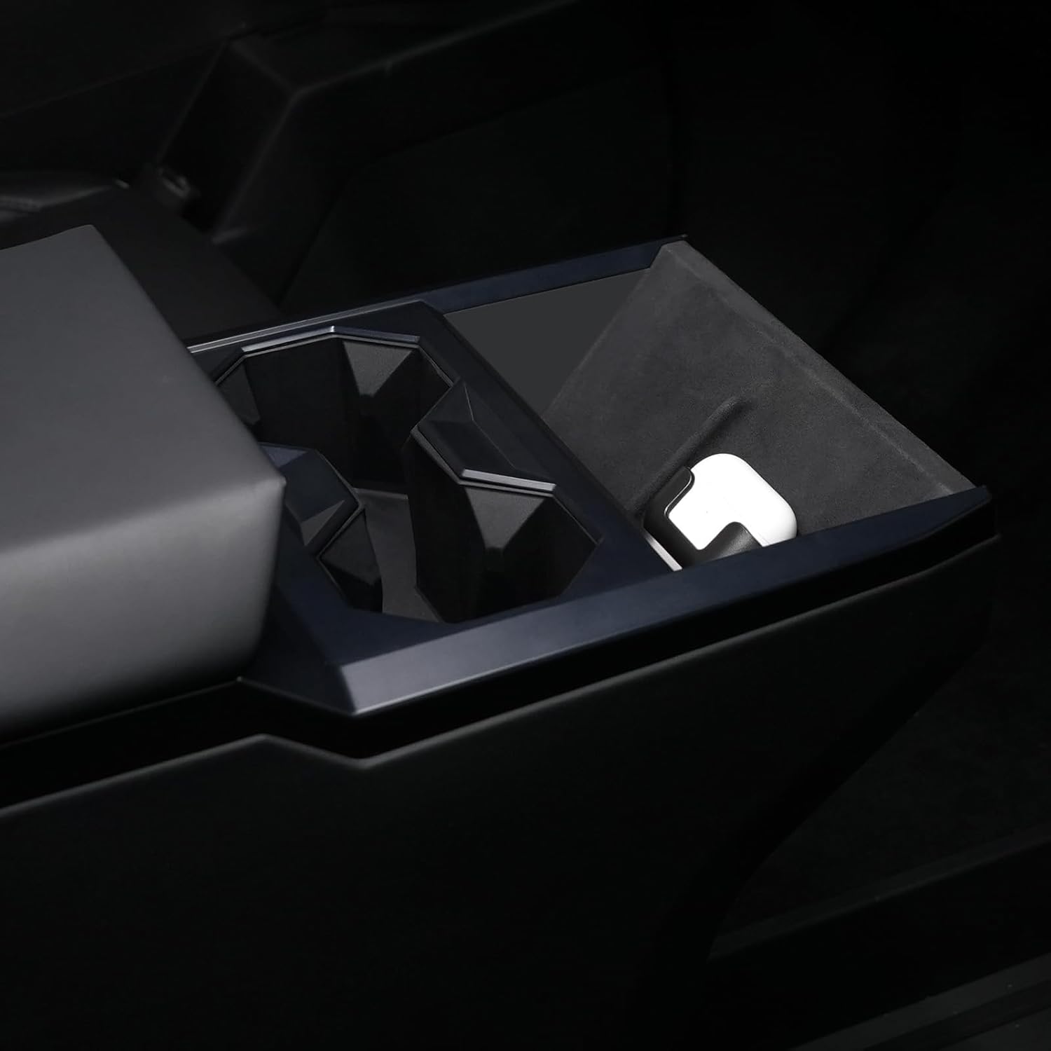 AirPods Pro Wireless Charger & Locator for Tesla Cybertruck - Perfect for Travel & Car Charging