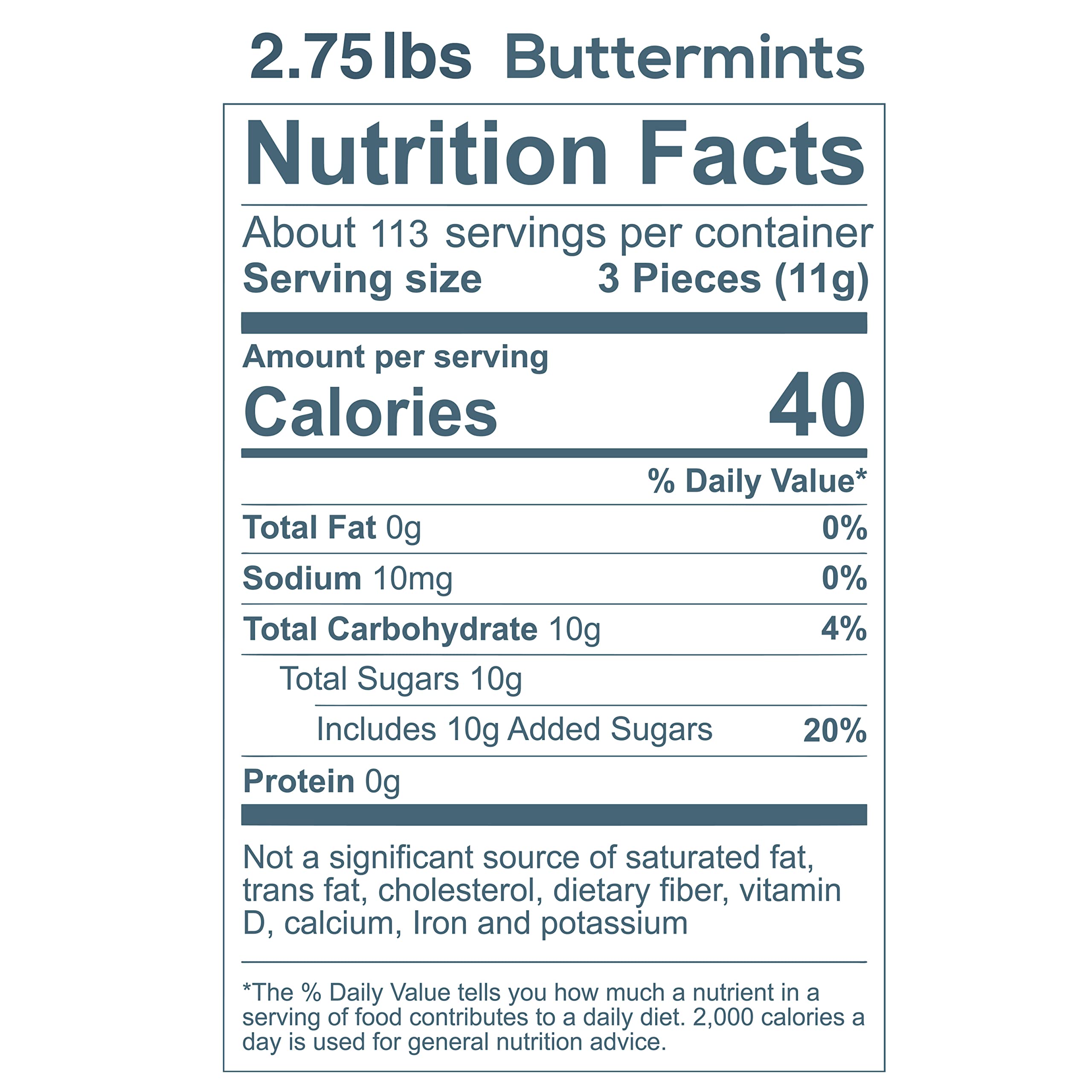 **Hospitality Mints Party Sweets Mint Green Buttermints – 2.75 Pound (Approx. 350 Pieces) – Perfect for Weddings, Baby Showers & Corporate Events**