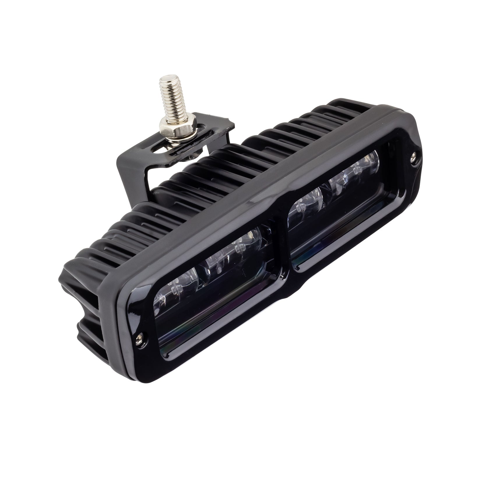 Eagle Lights 6 Generation II LED Projection Light Bar for Harley Davidson Softail & Dyna - 2500 Lumens - High Brightness Motorcycle Headlight for Night Riding & Off-Road Adventures