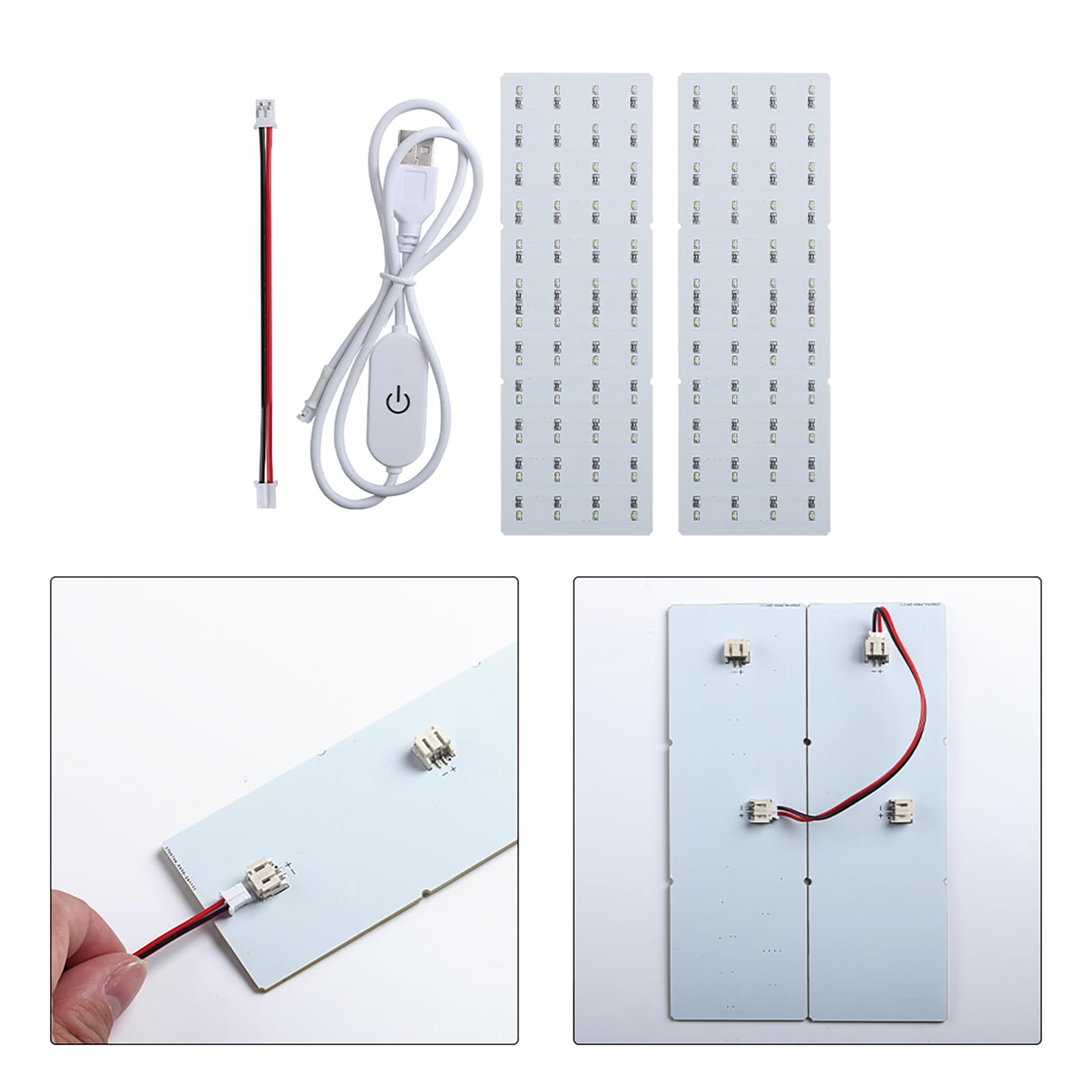 ljhnba 3D Printer LED Light Board Kit - High Brightness Replacement Panel for Photo Models, Lab Lighting & 3D Printed Lamps | Perfect for Enhanced Printing Projects, DIY Crafts, and Home Decor