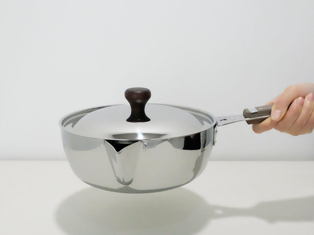 Gyokkodo Crow Lip Saucepan - Premium Non-Stick Cooking Pot for Home & Professional Kitchens | Perfect for Sauces, Stews & Slow Cooking
