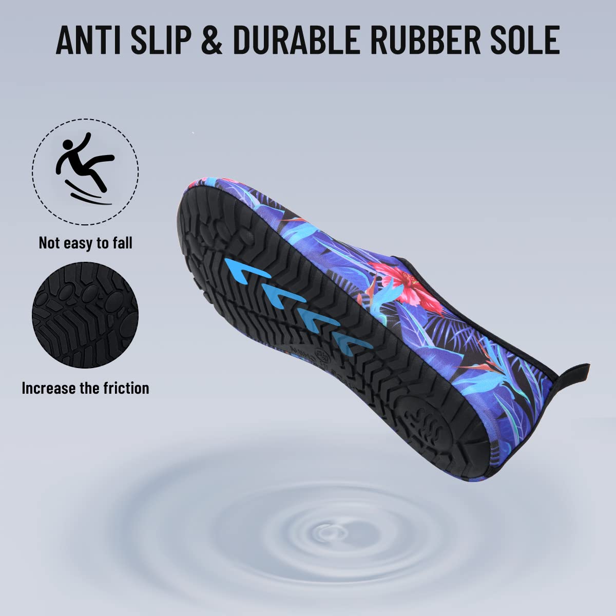 **Men's & Women's Quick-Dry Water Shoes - Barefoot Beach Pool Shoes for Surfing, Swimming & Aqua Yoga | Lightweight & Comfortable for Water Sports & Outdoor Activities**