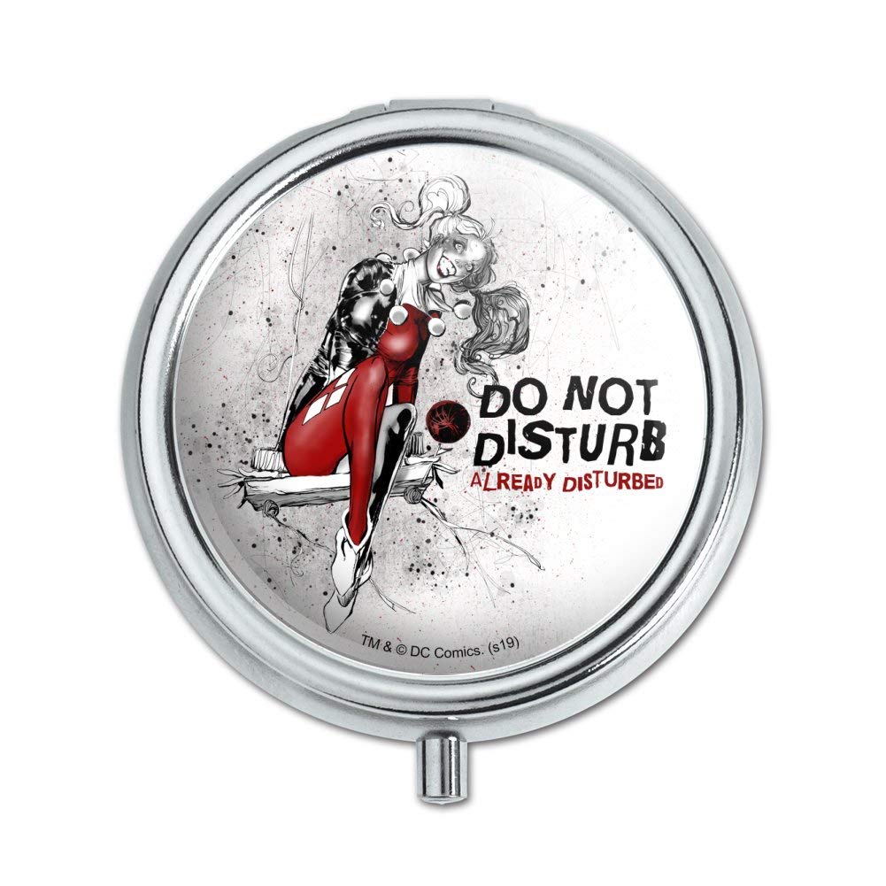 Harley Quinn Disturbed Pill Case & Trinket Box - Fun Collectible Gift for DC Fans - Perfect for Cosplay, Halloween & Comic Conventions