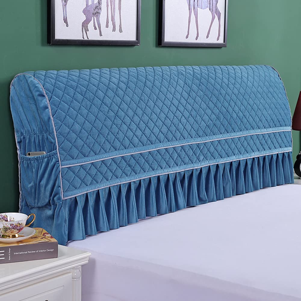 Stretch Headboard Cover Slipcover - Dustproof Protector for Beds (Up to 180cm) - Perfect for Home Decor, Bedroom Upgrade & Dust Protection