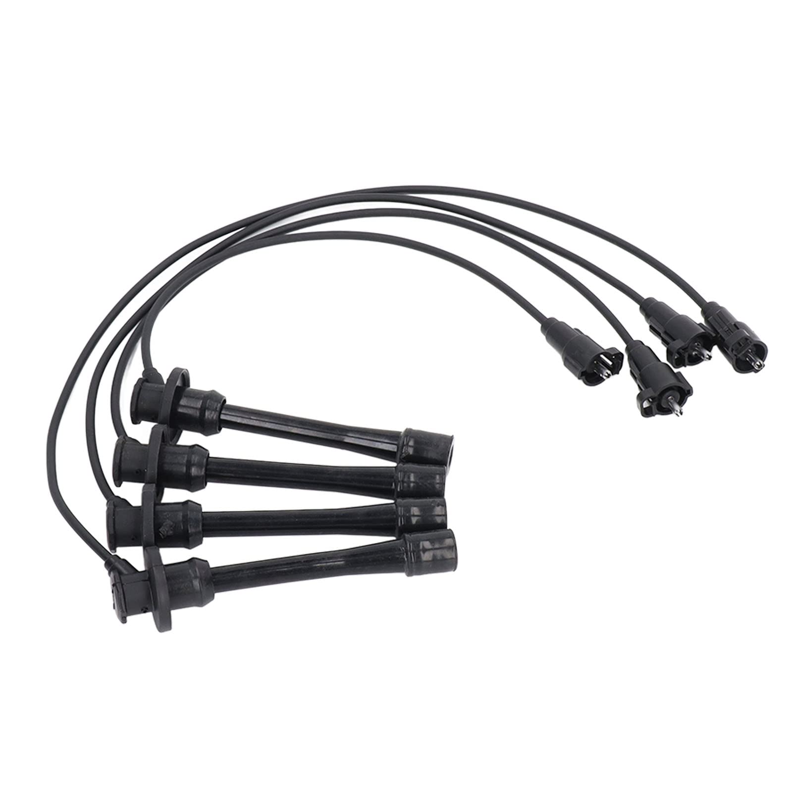 Professional Ignition Wire Set - High Toughness & Heat Resistant (4pcs) - Compatible with Car Model 90919-22387 - Perfect for Engine Performance Upgrades & Automotive Repairs