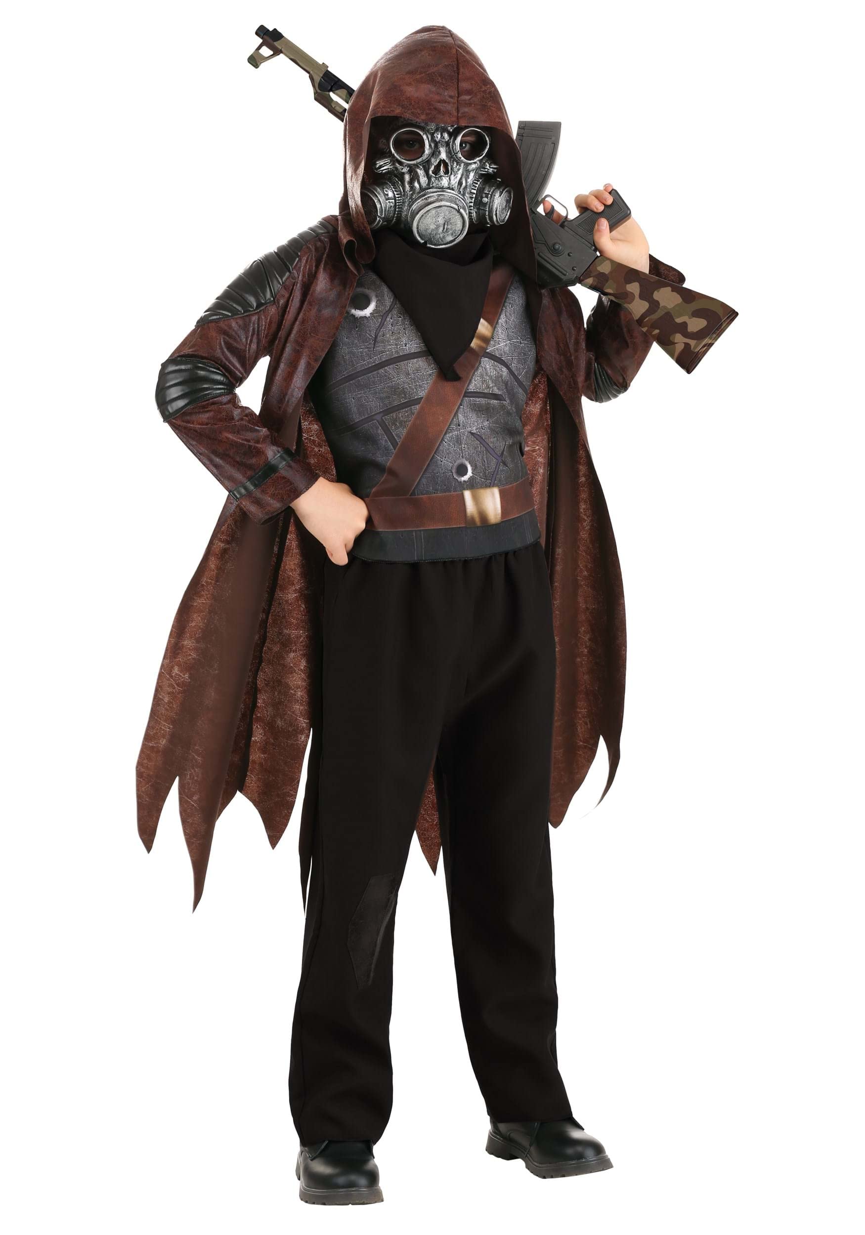 Apocalypse Costume for Kids - Post-Apocalyptic Halloween Outfit | Durable & Comfortable for Boys & Girls | Perfect for Halloween Parties, Cosplay & Themed Events