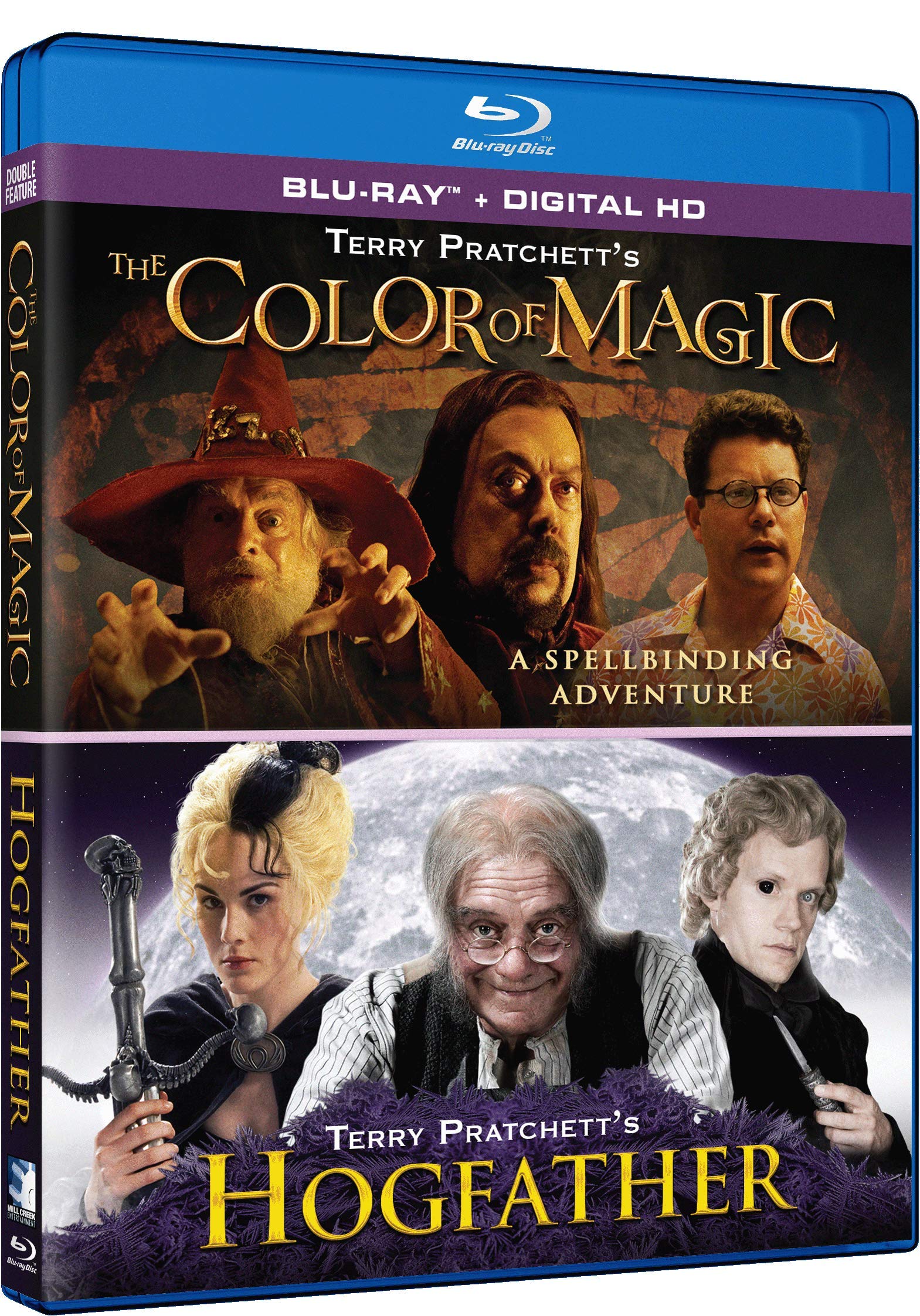 The Color of Magic & Hogfather - Fantasy Book Series by Terry Pratchett | Perfect for Discworld Fans & Fantasy Book Lovers | Great for Gifts, Reading Clubs & Relaxation