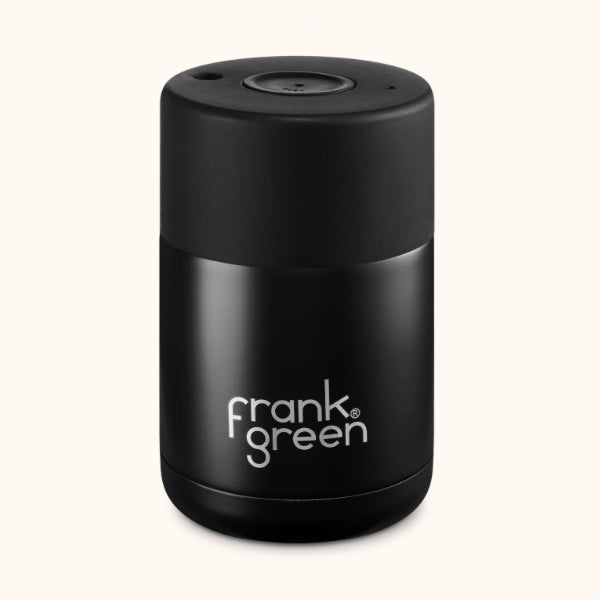 Frank Green Ceramic Travel Mug - Insulated Reusable Coffee Cup with Lid, Leak-Proof & Eco-Friendly - Perfect for Office, Commuting & Outdoor Adventures