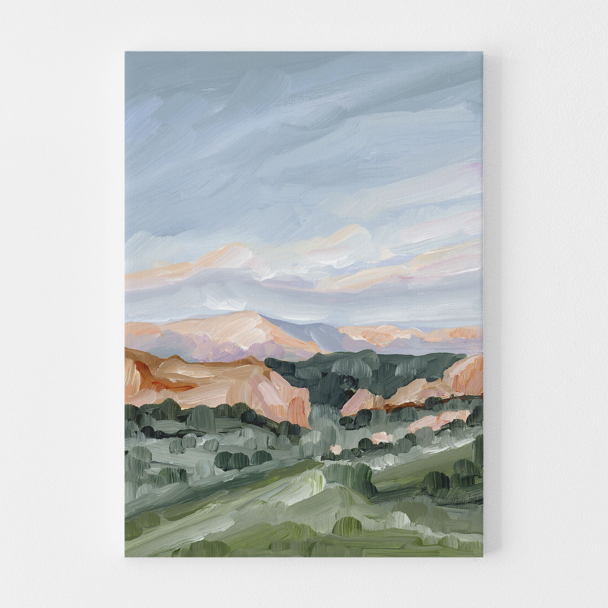 Garden at Twilight Art Print - Beautiful Landscape Wall Decor for Home, Office & Living Room - Perfect for Bedroom, Dining Area & Gifts