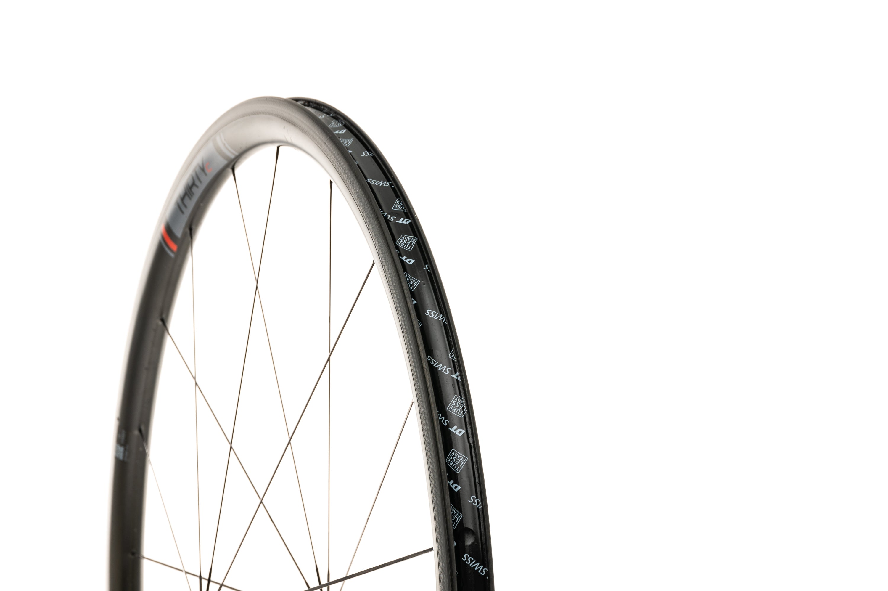 Black Inc. Thirty C Carbon Tubeless 700c Front Wheel - Lightweight Aero Road Bike Wheel for Racing & Training - Perfect for Cyclists & Triathletes