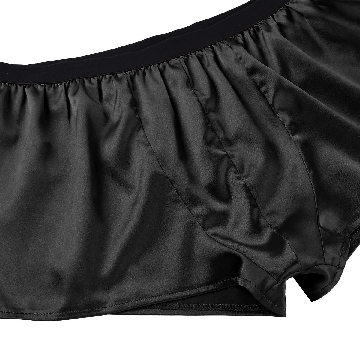 Premium Men's Silk Satin Boxer Shorts - Breathable Summer Underwear for Lounge, Gym & Swimming | Comfortable Loose Fit Trunks for Sports & Casual Wear