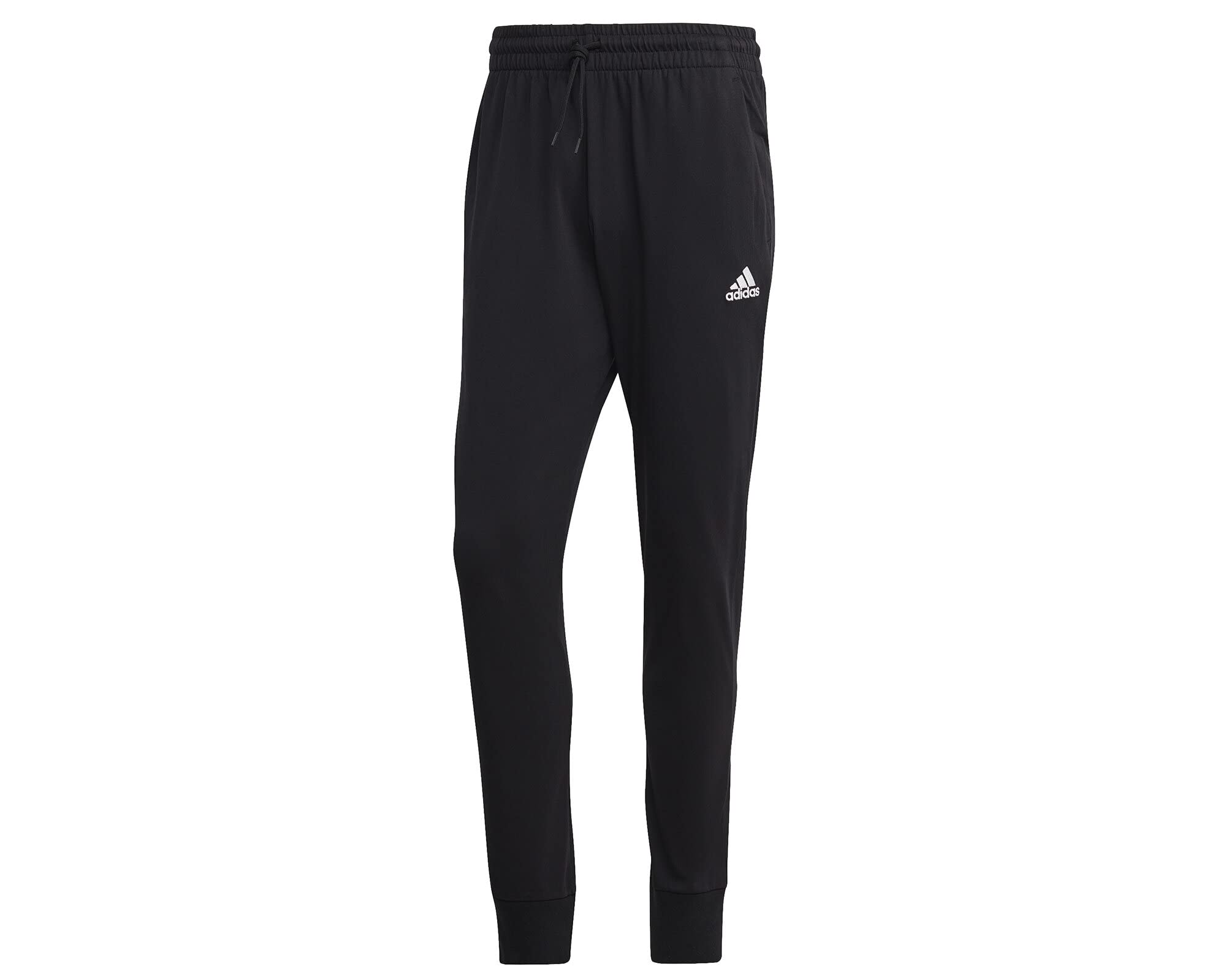 **Adidas Essentials Men's Single Jersey Tapered Cuff Pants - Athletic Shorts for Running, Gym & Casual Wear - Lightweight & Comfortable Sportswear**