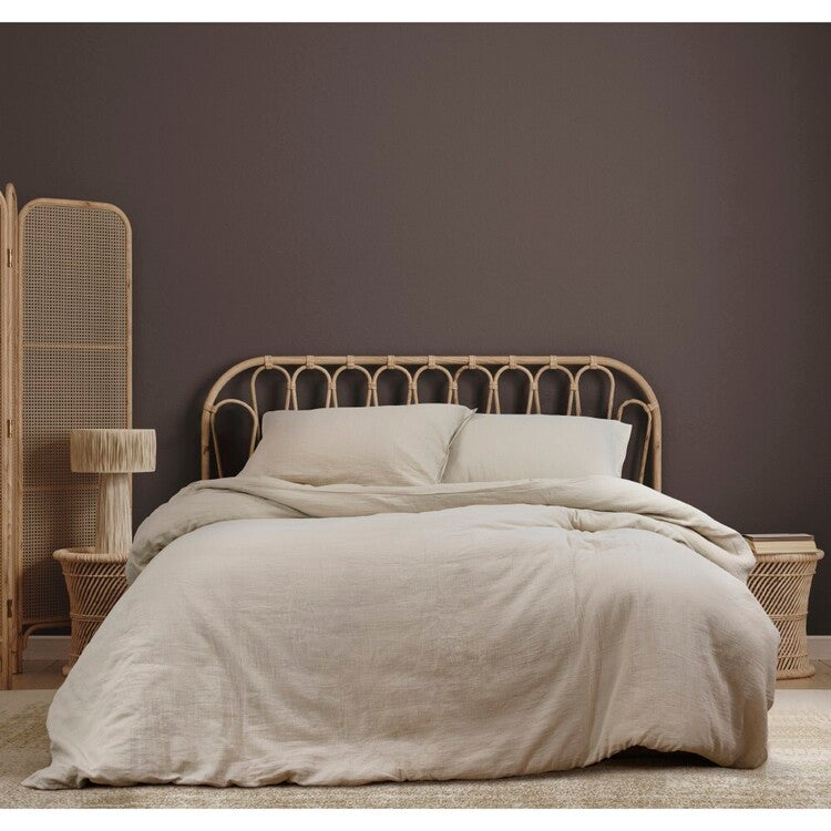 Ardor Boudoir Earth Oatmeal Quilt Cover Set - Soft & Breathable Bedding for Cozy Bedroom Decor