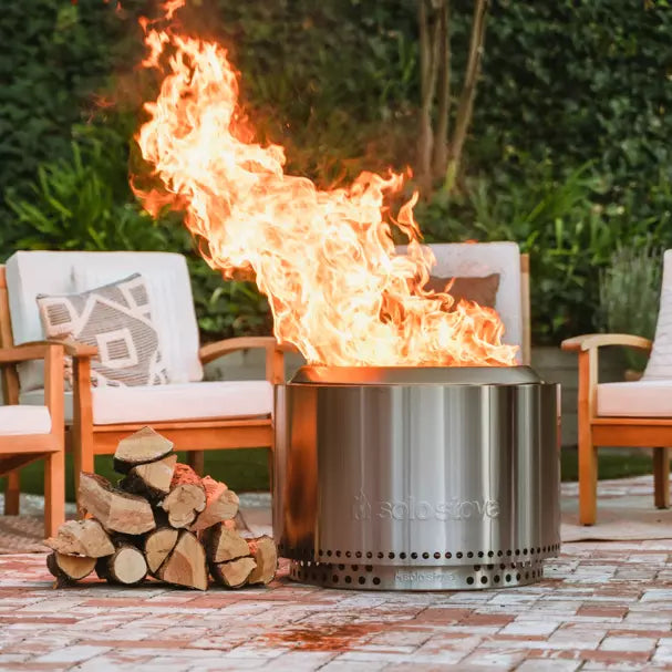 Solo Stove Yukon 2.0 Big Yard Bundle - Smokeless Fire Pit for Outdoor Camping, Backyard, Patio & Bonfire Gatherings
