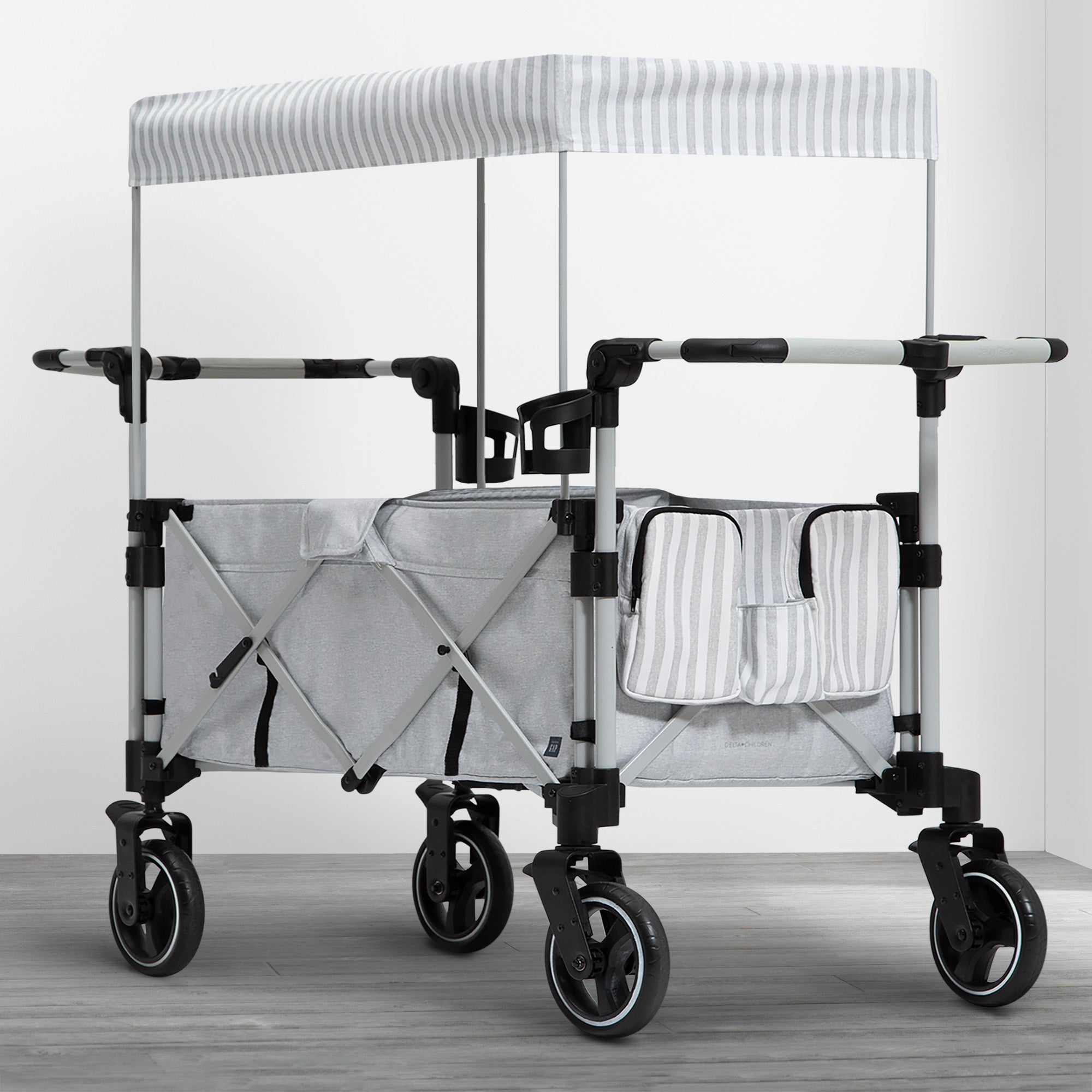 BabyGap Explorer Deluxe Stroller Wagon - All-Terrain 4-Wheel Stroller Wagon for Toddlers & Kids | Perfect for Beach, Park, Zoo & Family Outings