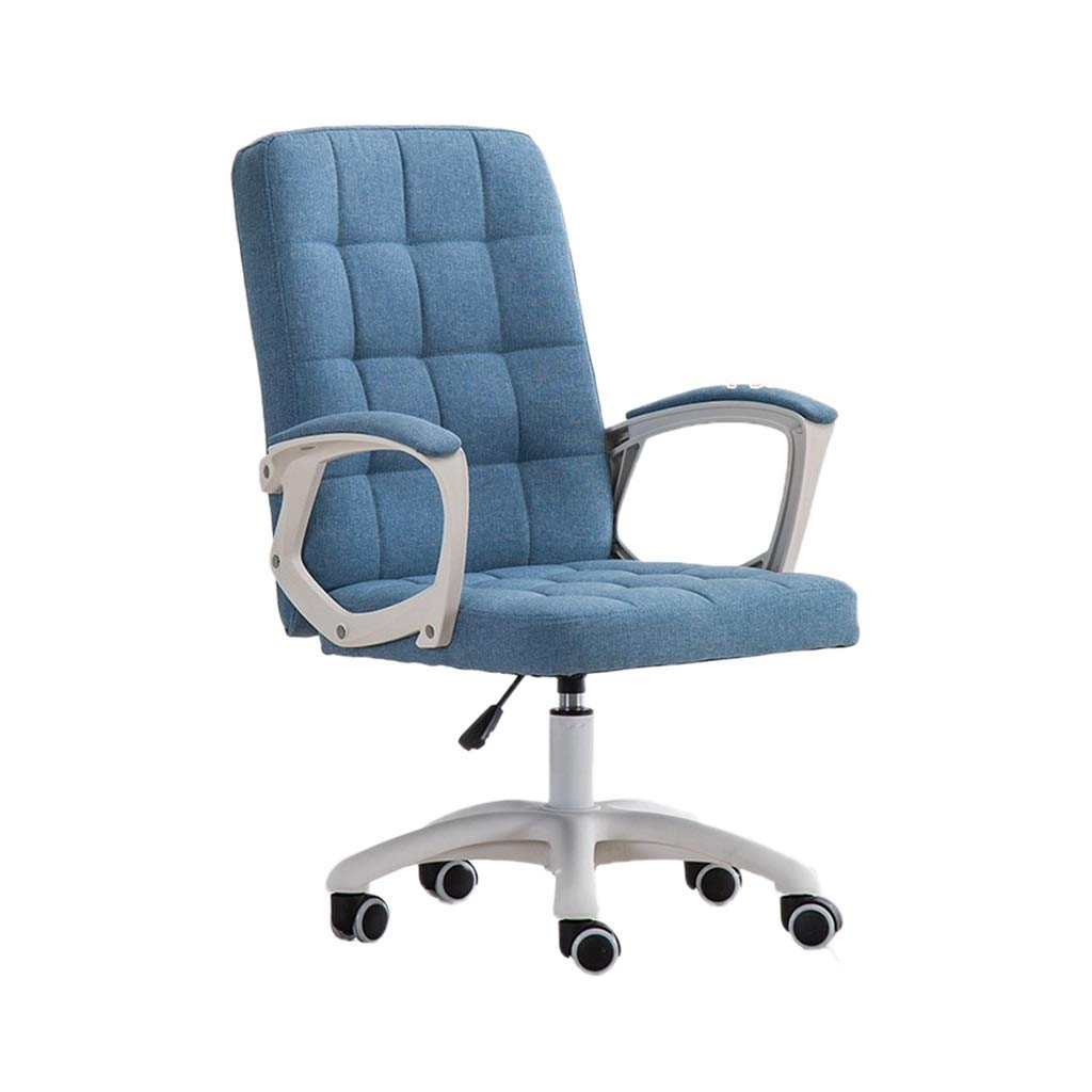 Ergonomic Guest Chair - ChangSQ Adjustable Swivel Office Chair with Lift, Comfortable Computer Desk Chair for Conference, Student Dorm, Home & Office Use (Blue) - Perfect for Workspaces, Study Rooms & Meeting Areas