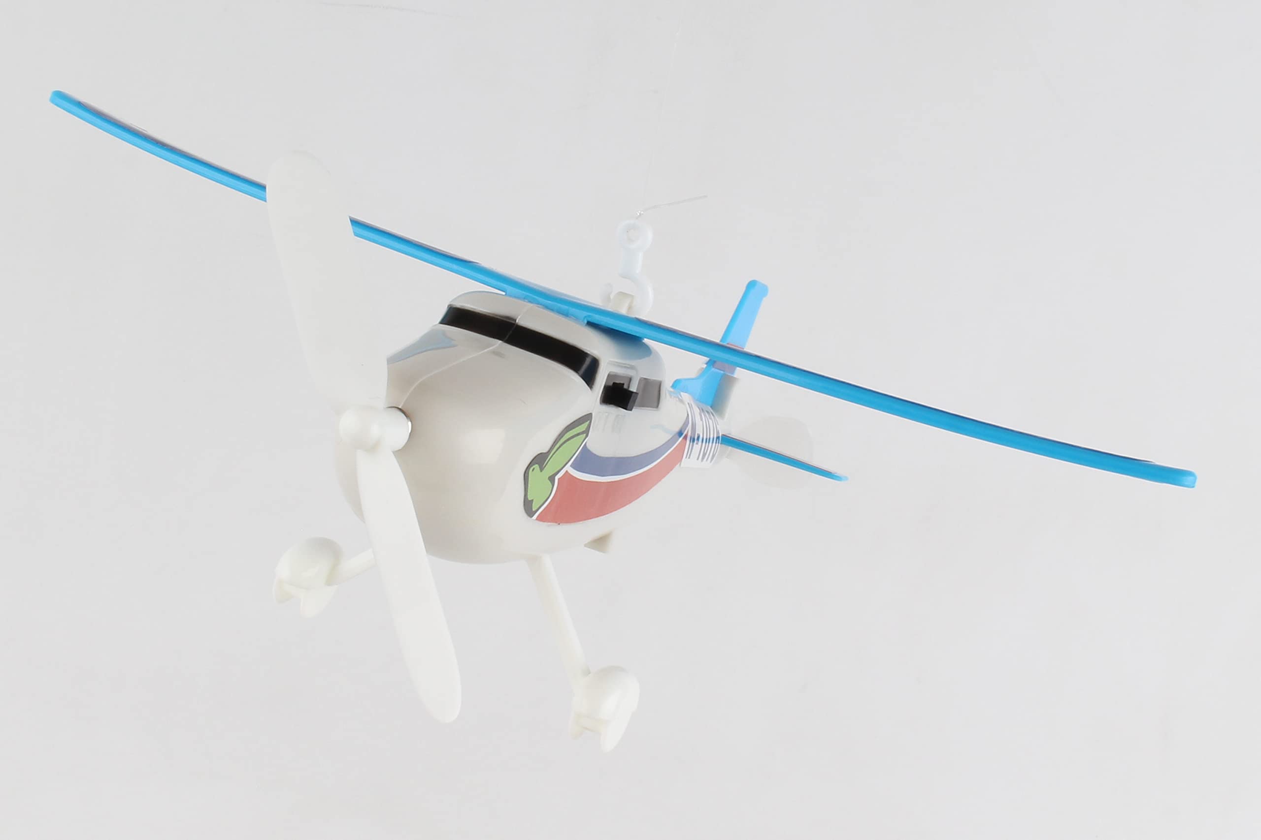 Daron Flying Skyhawk on a String - Blue Toy Airplane | Fun Interactive Hanging Aircraft for Kids' Room Decor & Playtime | Perfect for Aviation-Themed Bedrooms & Birthday Gifts