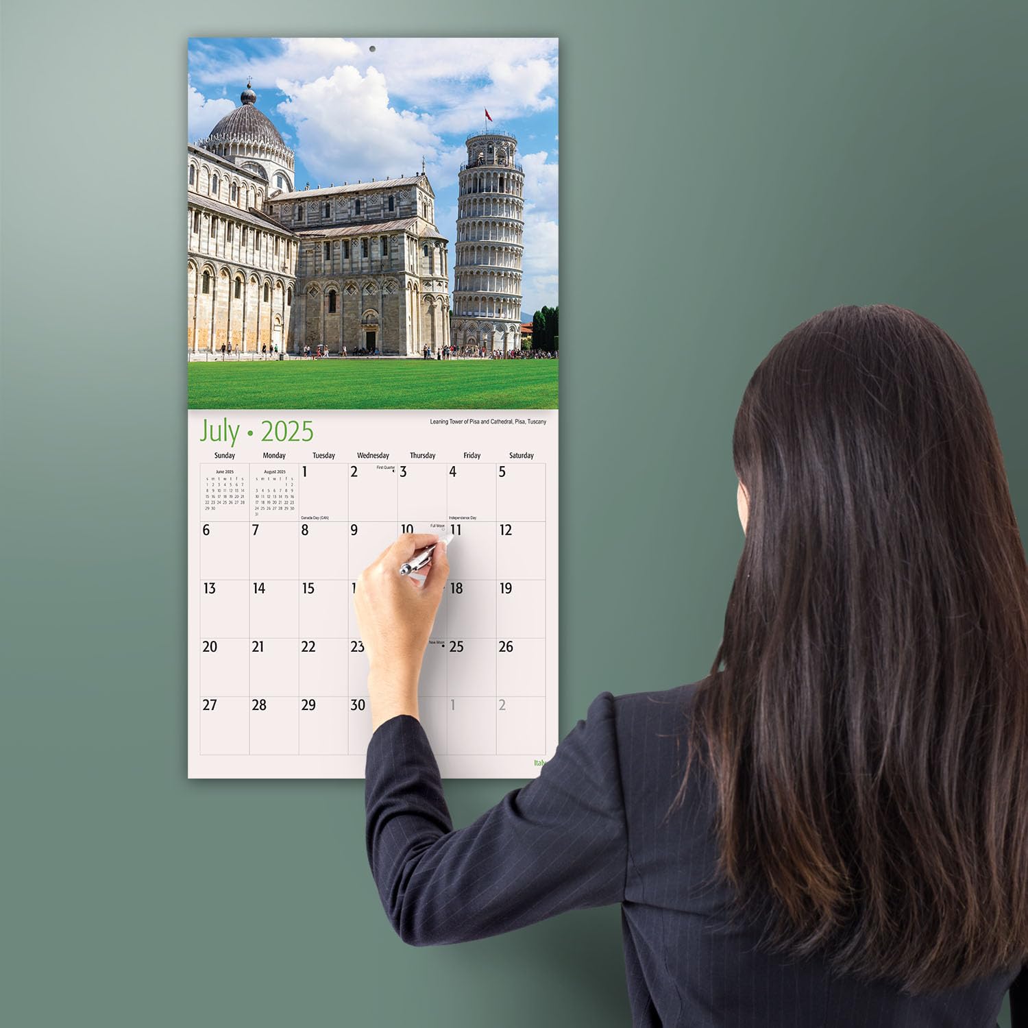 MICASA PRESS - Italy 2025 Wall Calendar 12 Months | 12