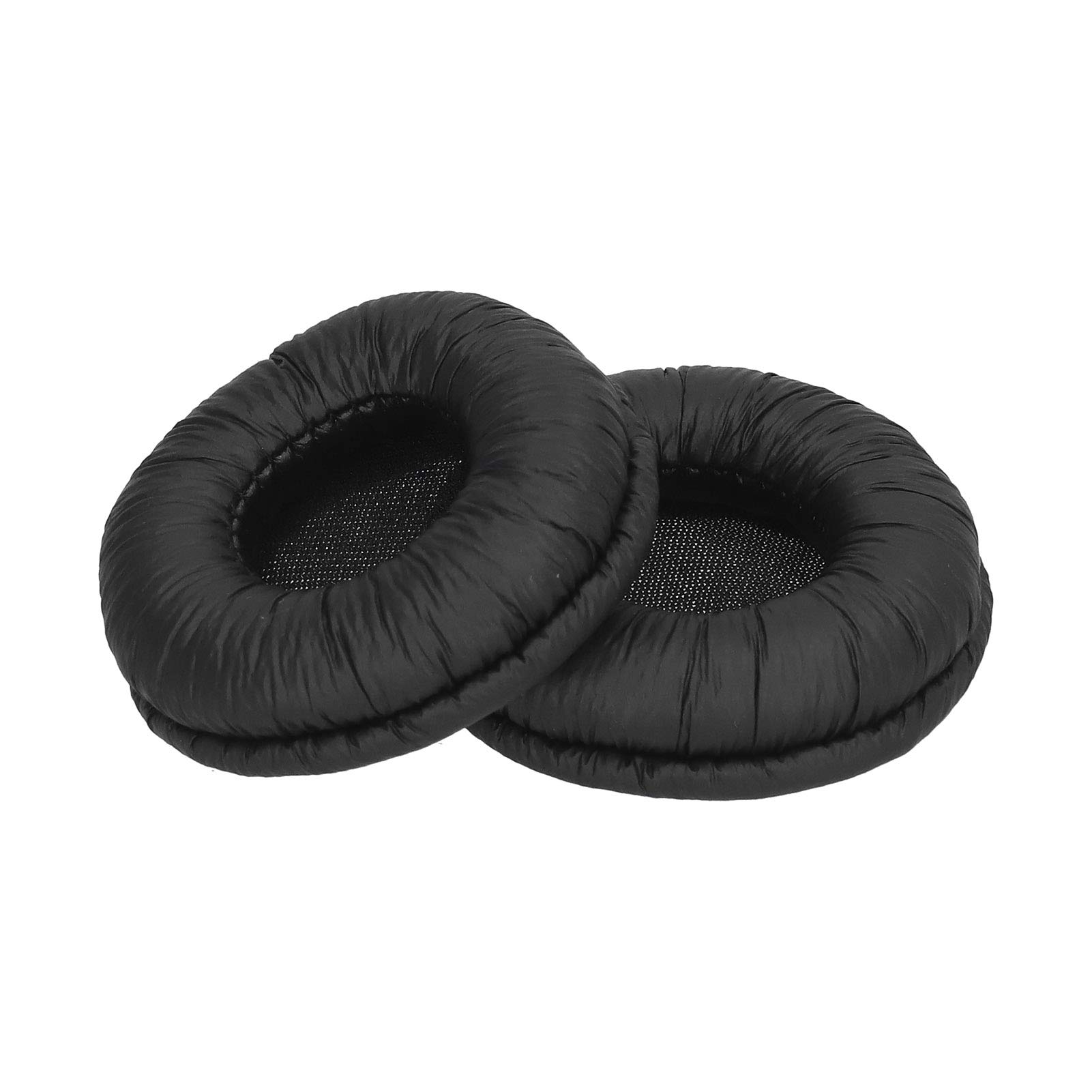 Premium Replacement Ear Pads - Universal 55mm Memory Foam Cushion Cover for Headphones (Black) | Comfort Upgrade for Gaming Headsets, Studio Monitors & Wireless Headphones