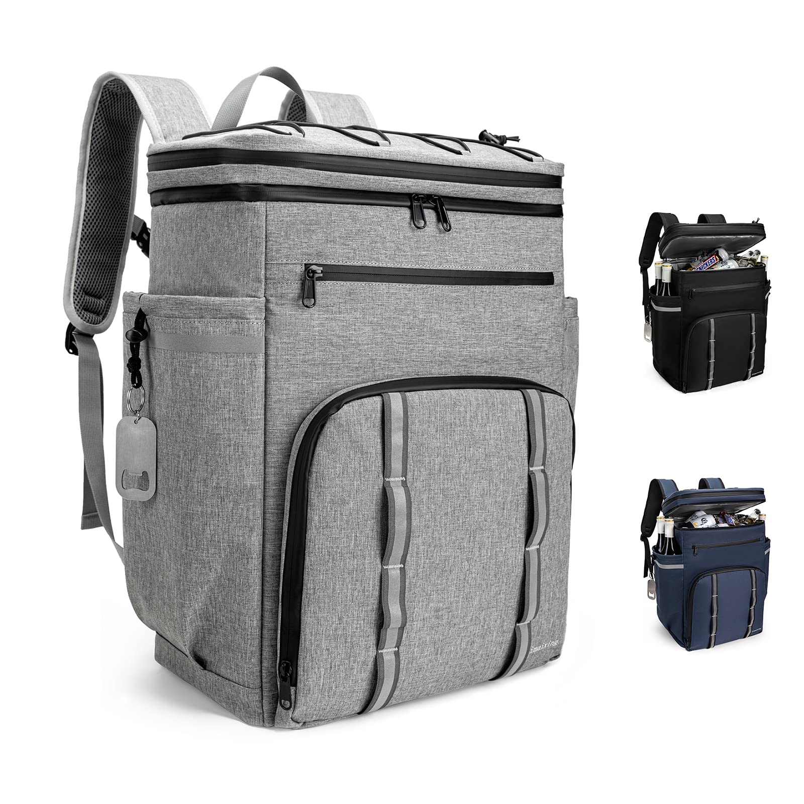 **Simaixing Insulated Leak-Proof Backpack Cooler – 45 Can Capacity, Large Ice Chest Backpack for Beach, Camping & Hiking – Waterproof Soft Cooler Lunch Bag for Men & Women**    *(Perfect for outdoor adventures, picnics, beach trips, tailgating, and keeping drinks cold all day!)*