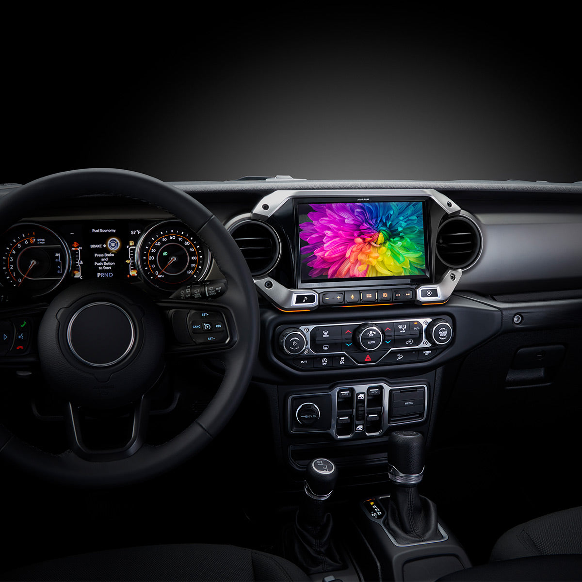 Alpine i509-WRA-JL 9-Inch Multimedia Receiver for 2018+ Jeep Wrangler & 2020+ Jeep Gladiator - CarPlay, Android Auto, HD Radio | Perfect for Off-Road Adventures & Daily Commutes