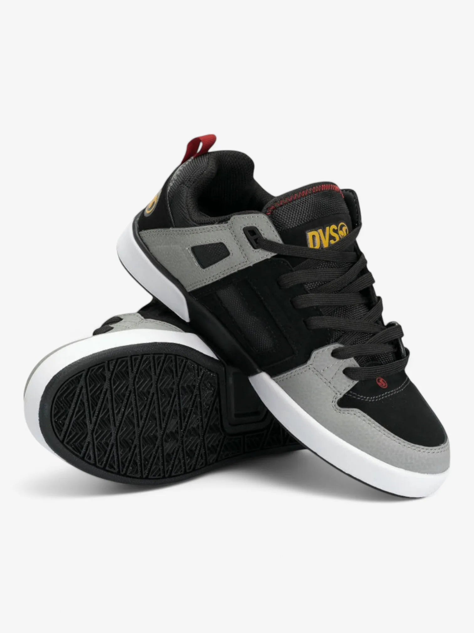 DVS Comanche LT Skate Shoes for Men - Black & Grey | Lightweight & Durable for Skateboarding & Casual Wear