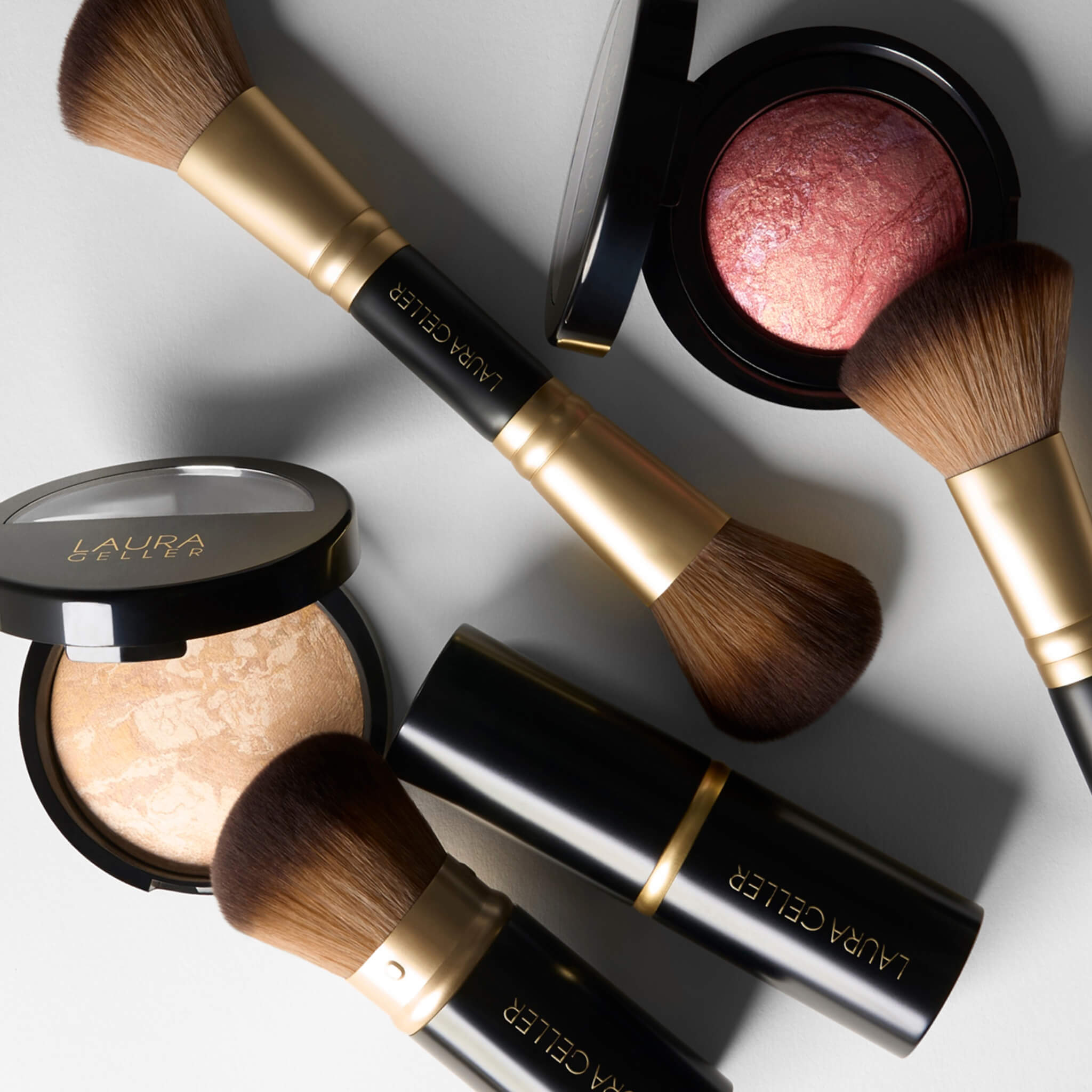 Face it All 2PC Brush Set - Professional Makeup Brush Kit for Foundation & Blending - Perfect for Daily Makeup Application & Travel