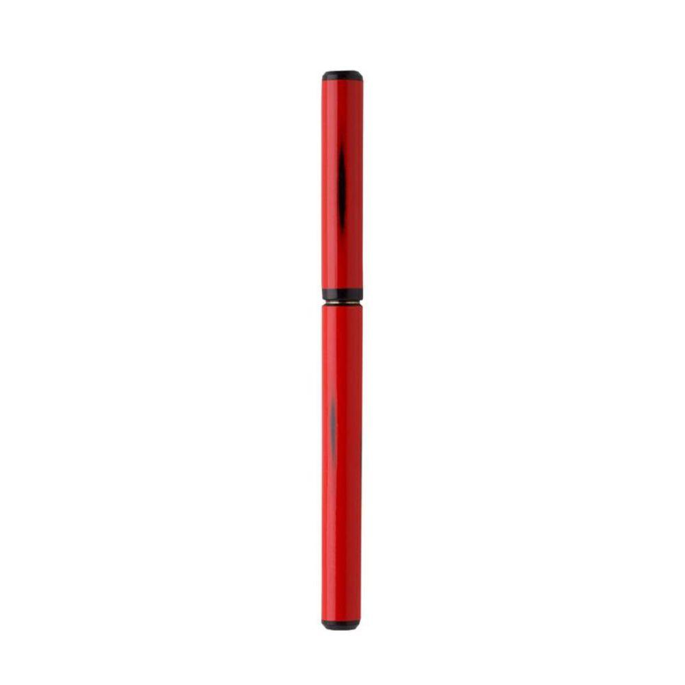 Akashiya Natural Bamboo Brush Pen with Red Lacquer Finish - Japanese Calligraphy & Sumi-e Ink Painting Tool - Perfect for Artists, Beginners & Gift Giving (Includes Wooden Presentation Box)