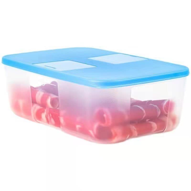 57.5 oz (1700ml) Airtight Bacon Keeper & Deli Meat Saver - BPA-Free Plastic Food Storage Container with Lid for Refrigerator, Lunch Box, Meal Prep - Perfect for Cold Cuts, Cheese, Cookies & Holiday Food Storage