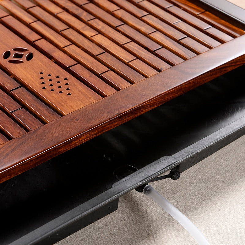 Premium Natural Rosewood Gongfu Tea Tray - Handcrafted Chinese Tea Ceremony Tray for Brewing, Serving & Display - Perfect for Home, Office & Tea Shops