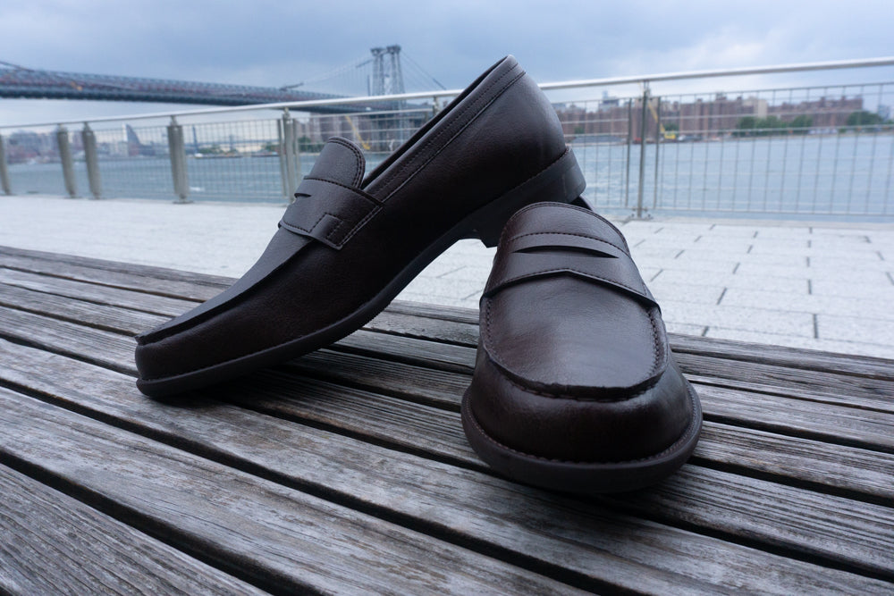 Premium Novacas Brown Anthony Loafers for Men - Comfortable & Stylish Slip-On Shoes for Business, Casual & Office Wear