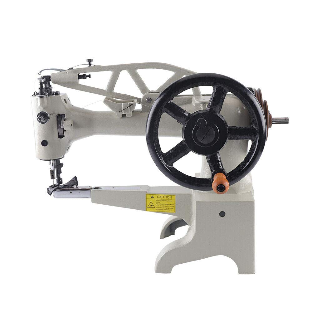 Professional Leather Shoe Repair Machine - Heavy Duty Hand Crank Industrial Patcher with Single Needle Lockstitch for Cobbler & Leatherworking - Perfect for Shoe Repair Shops, DIY Leather Craft & Upholstery Projects