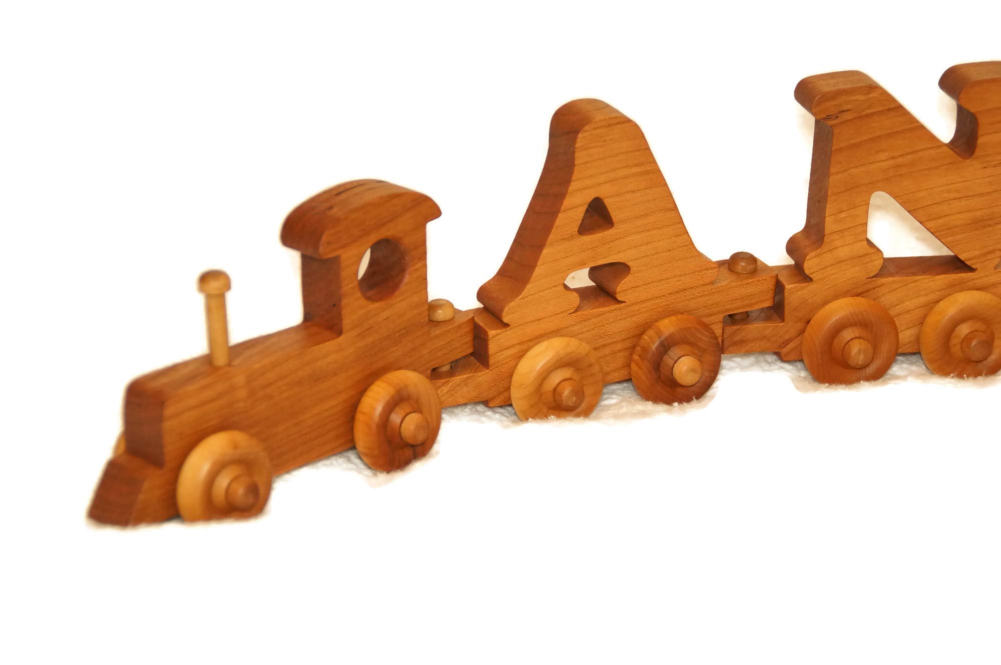 Little Wooden Wonders Wooden Toy Train Set for Kids - Eco-Friendly & Safe Wooden Railway Toys for Toddlers | Perfect for Birthday Gifts & Pretend Play