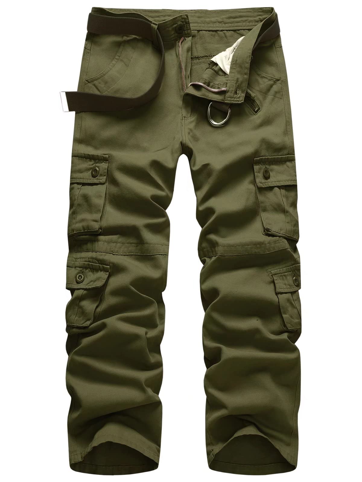 Women's Cargo Pants - Outdoor Hiking Tactical Pants with 8 Pockets, No Belt Needed - Perfect for Camping, Hiking & Adventure Travel