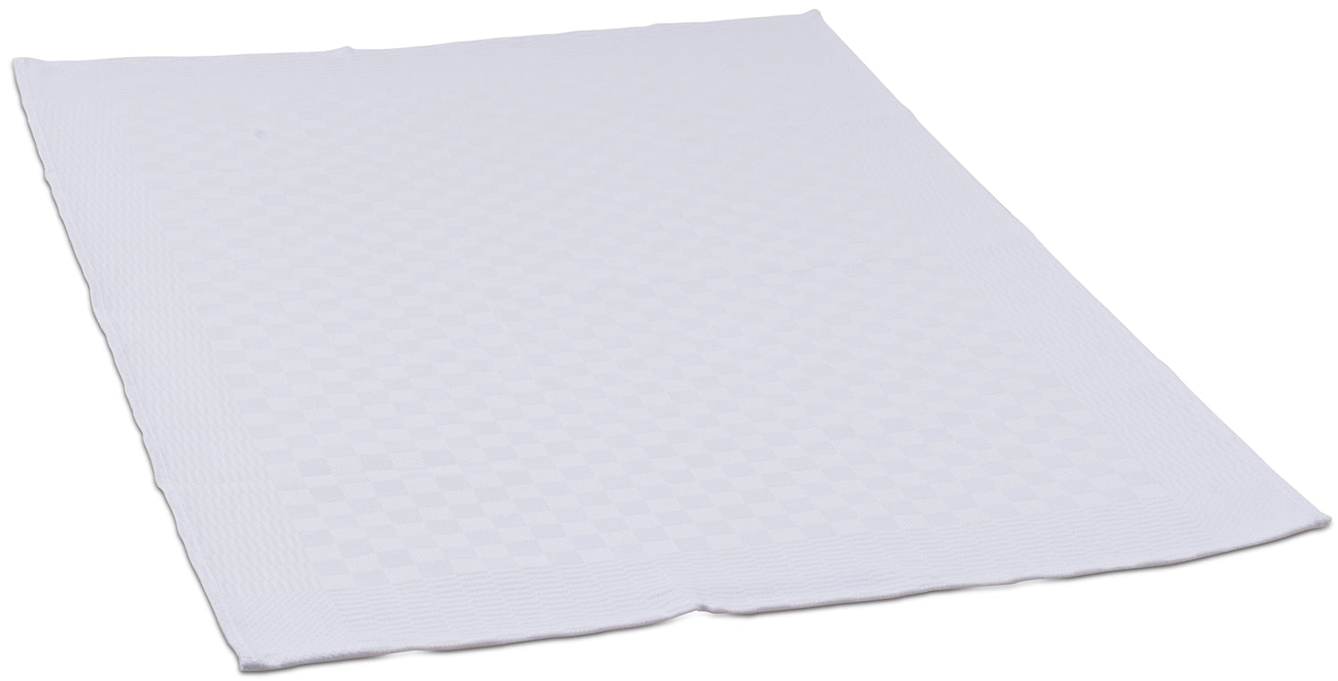 Checkered Side Towel 5-Pack - Soft & Absorbent Kitchen Towels for Cooking, Cleaning & Serving - Perfect for Restaurants, Home & Outdoor Use