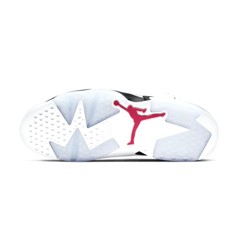 Air Jordan 6 Retro White Carmine Black 2021 - Men's Basketball Shoes for Casual Wear & Sneaker Collection | Perfect for Street Style & Sports Enthusiasts