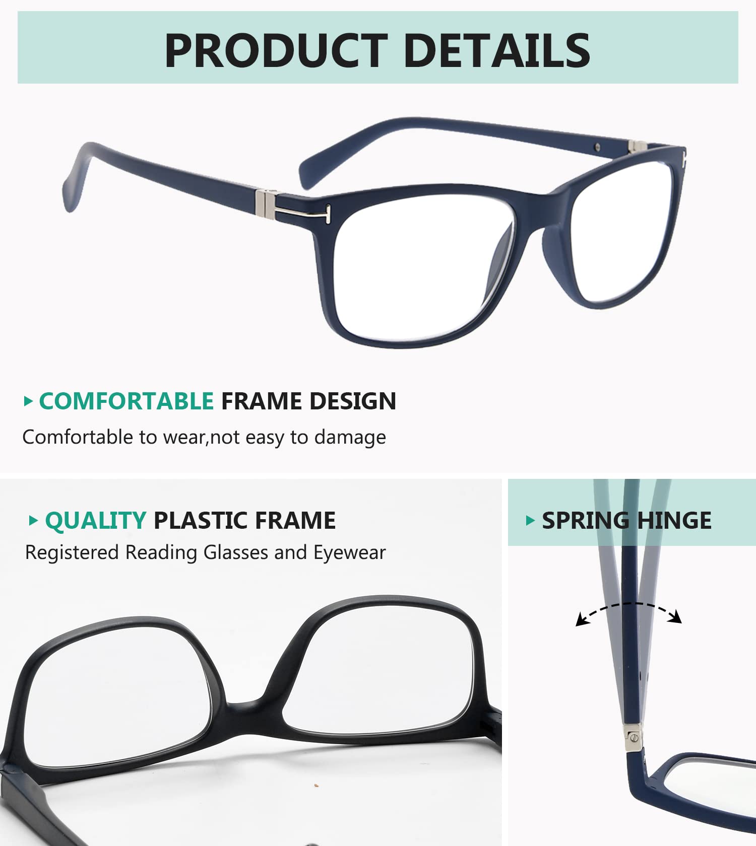 Eyekepper Photochromic Reading Glasses for Men & Women - Light Adaptive Transition Lenses for Indoor/Outdoor Use - Perfect for Reading, Driving, and Computer Work