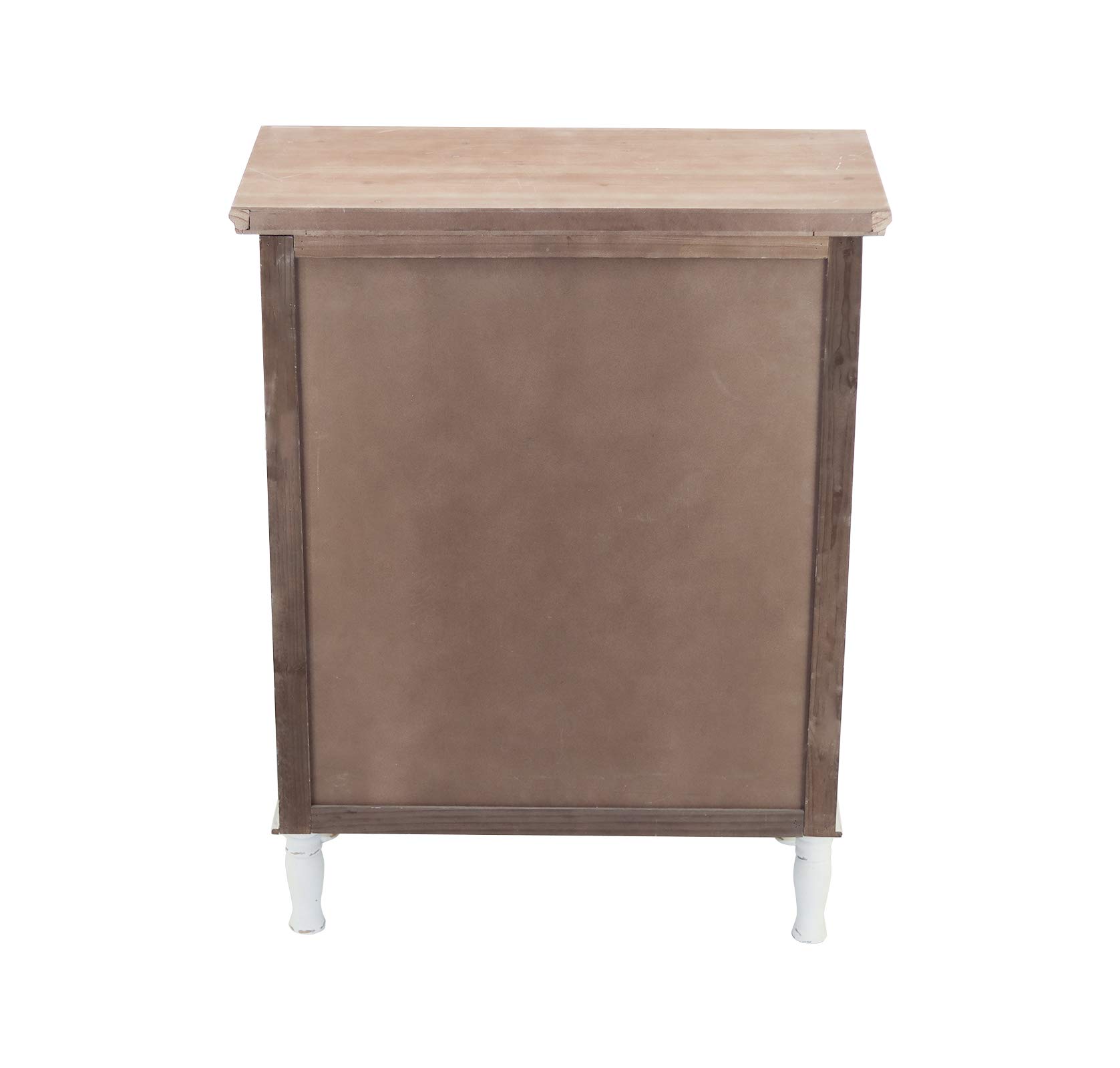 Rustic Wood Cabinet with Glass Doors & Removable Shelves - Easy Assembly Farmhouse Buffet Sideboard for Kitchen, Dining Room Storage (Brown) | Perfect for Farmhouse Decor & Small Space Organization