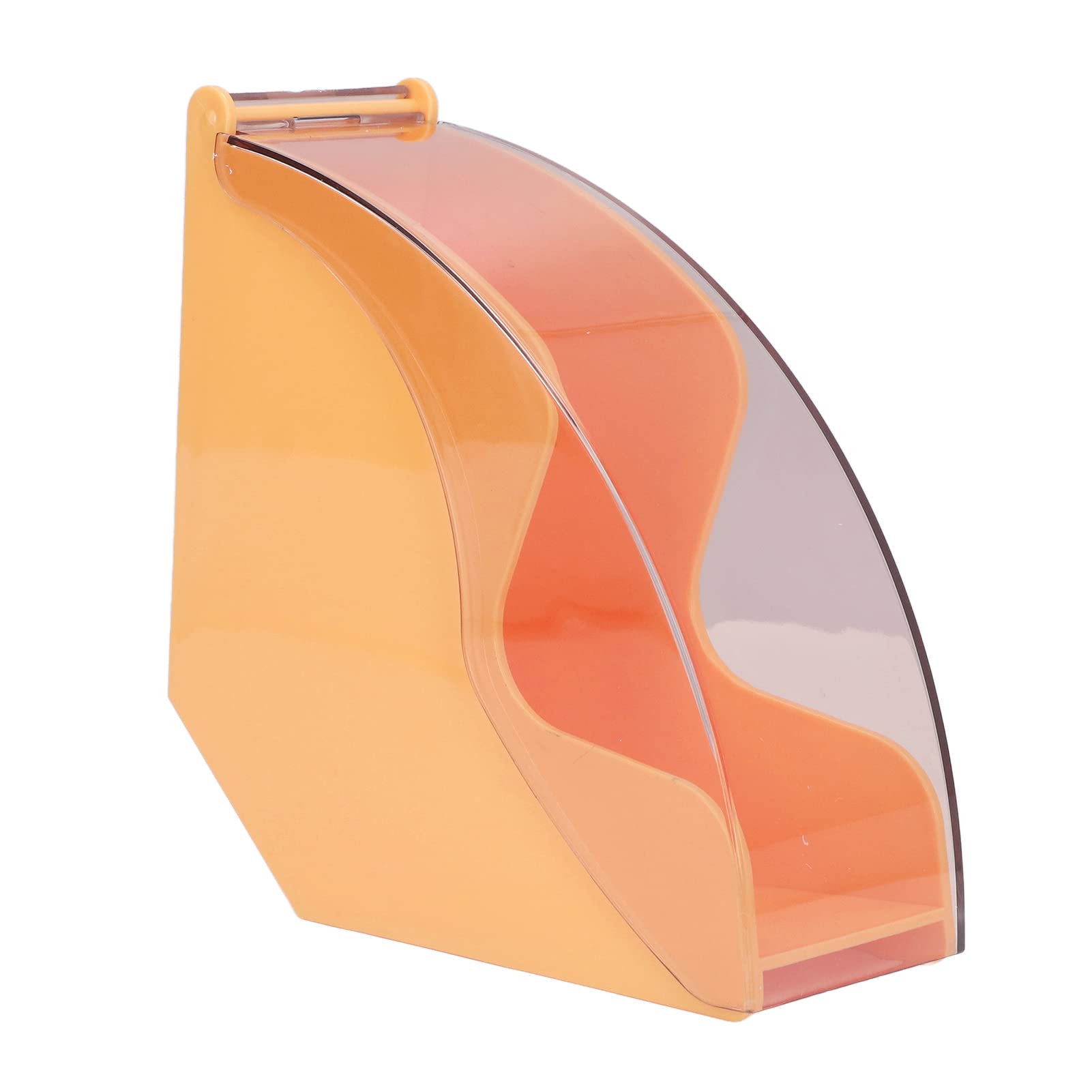 Stainless Steel Coffee Filter Holder with Lid - Durable Coffee Paper Storage Rack for Home & Commercial Use - Perfect for Coffee Shops, Restaurants & Kitchen Organization (Yellow)