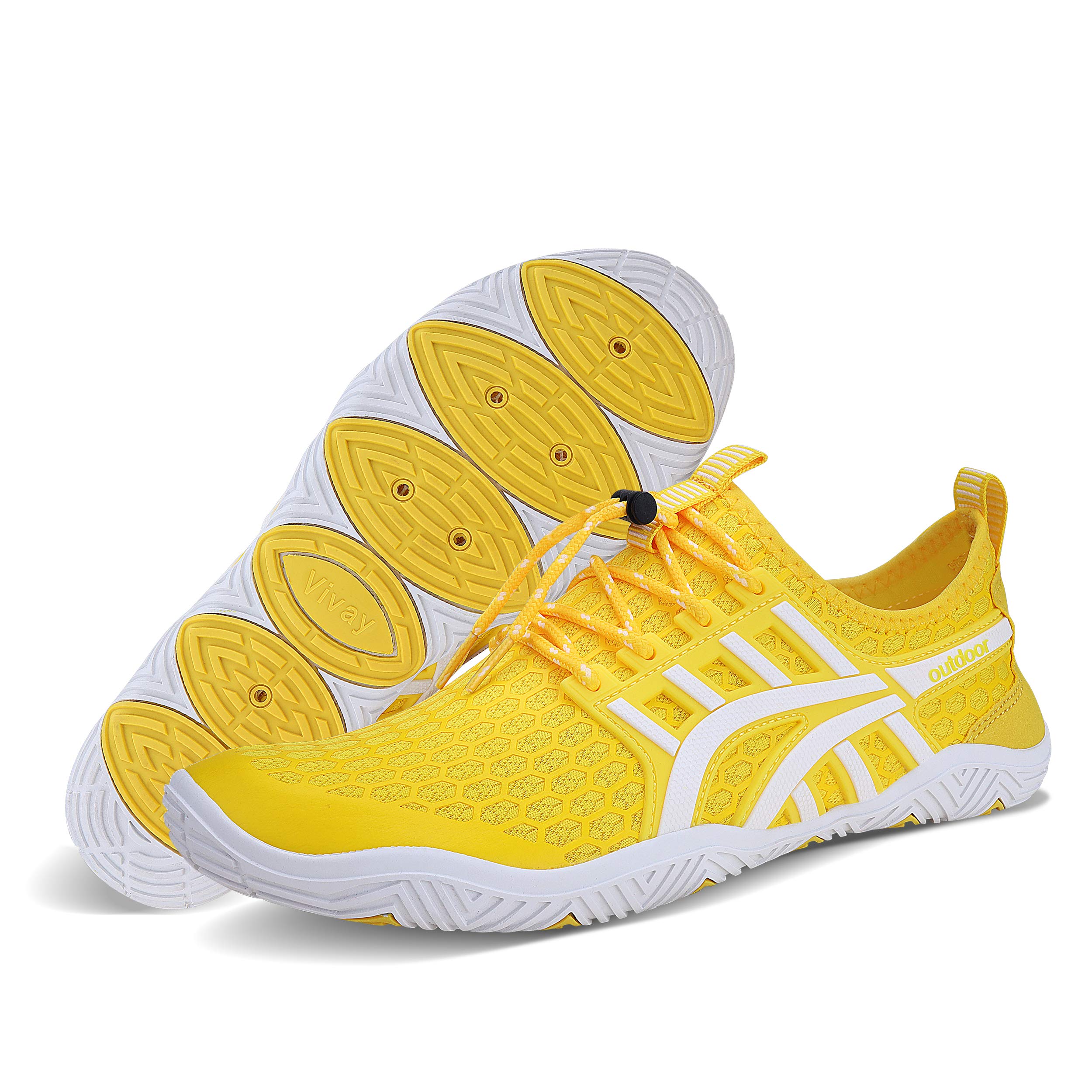 **Men's & Women's Quick-Dry Water Shoes for Swimming, Surfing & Beach Walking - Slip-On Aqua Shoes for Pool, Water Park & Outdoor Activities**