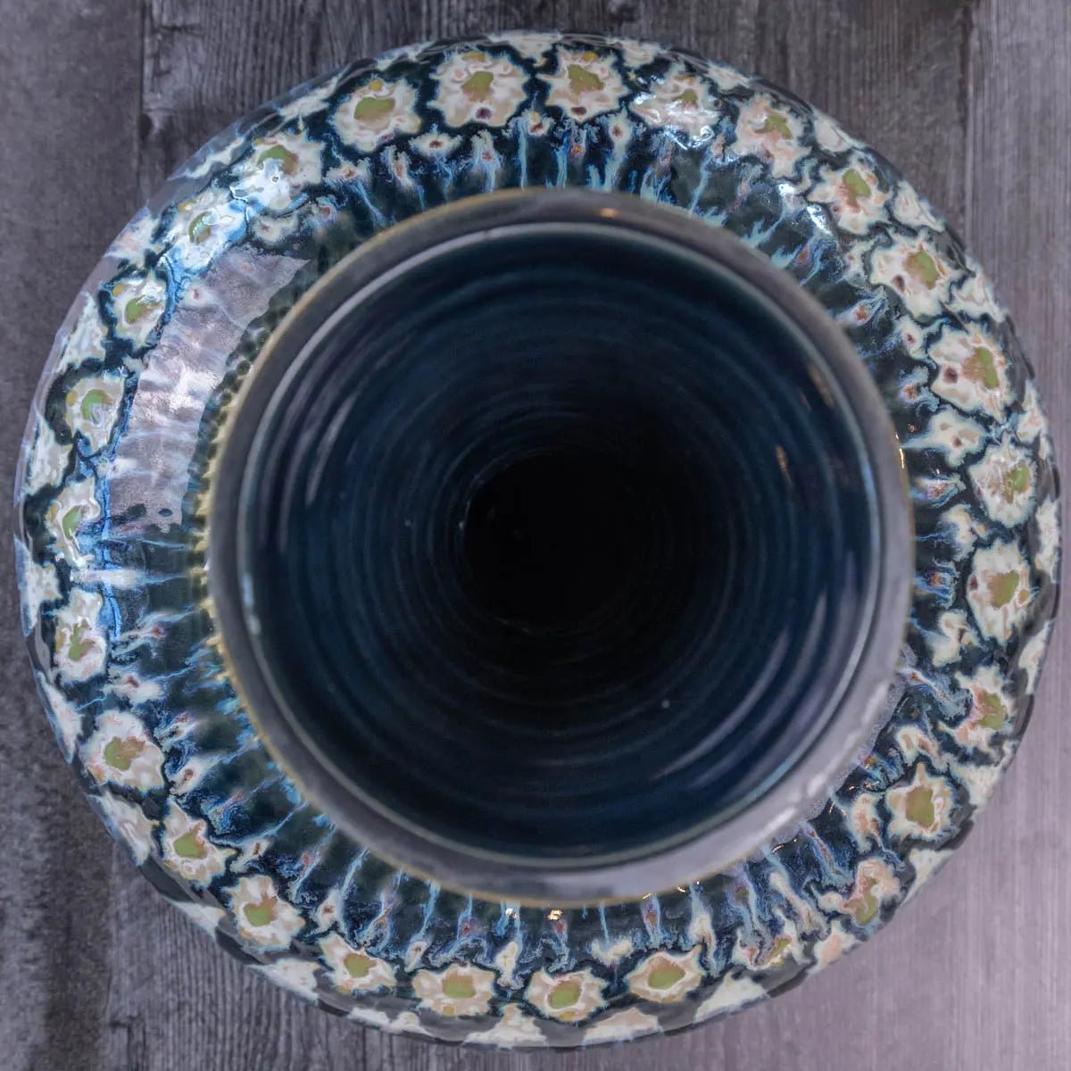 XXXL Stoneware Decorative Kintsugi Pot - Alchemy Collection | Japanese Ceramic Vase for Home Decor, Wedding Centerpiece & Zen Garden Accent