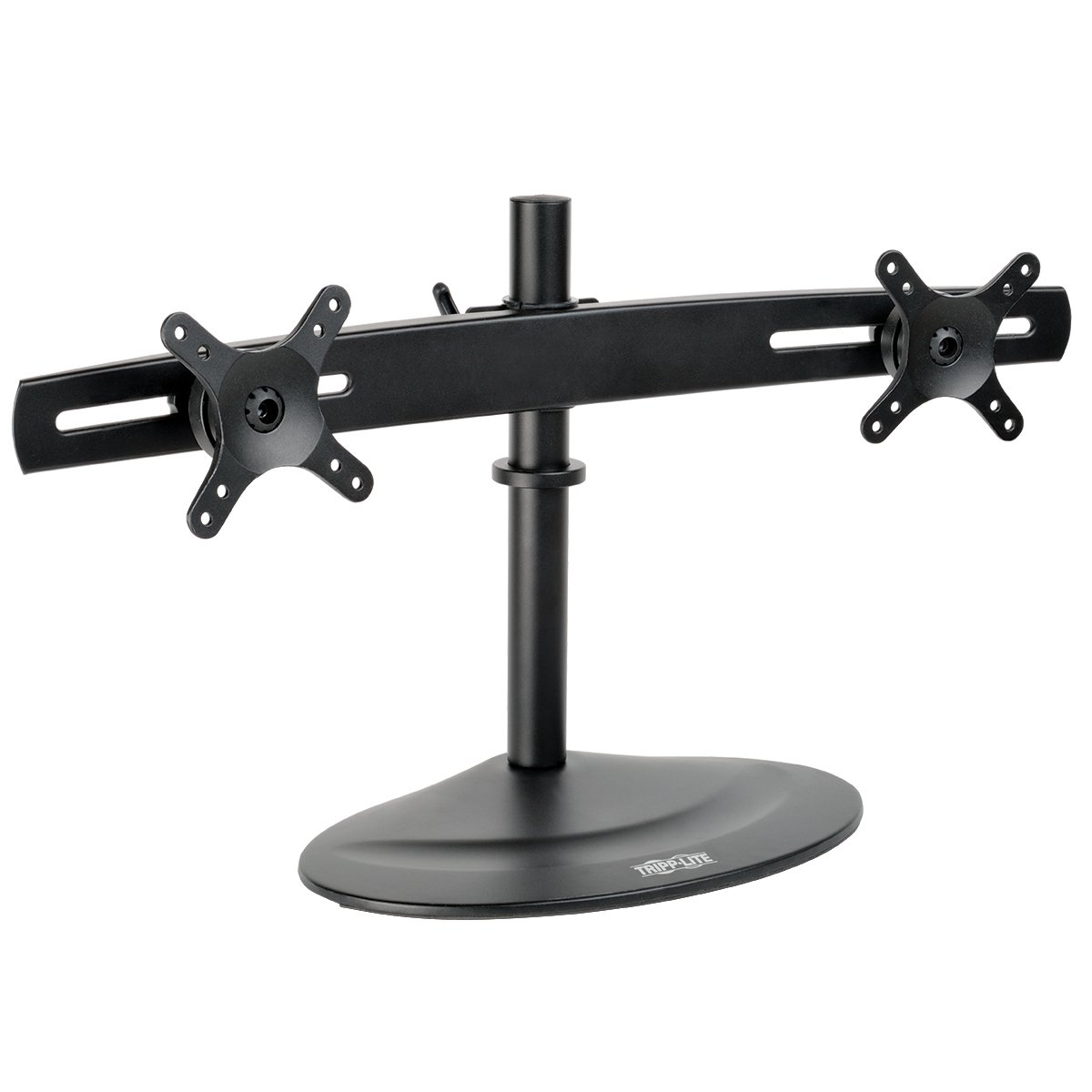 Tripp Lite DDR1026SD Dual Monitor Stand - Adjustable Swivel & Tilt Arm for 10-26 Inch Flat Screens, VESA Compatible Desktop Mount (Black) - Perfect for Home Office, Gaming Setup & Workspace Ergonomics