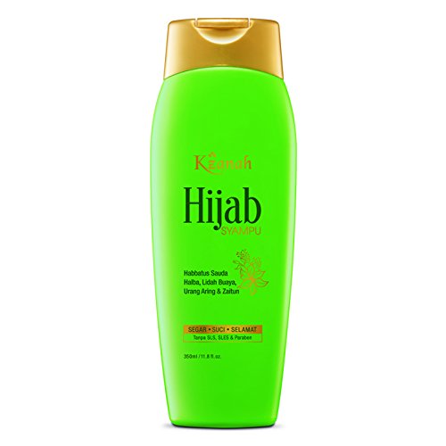 Cosway K'zanah Hijab Shampoo 350ml (15 Bottles) - Gentle Cleansing for Hijab Wearers & Muslim Women - Perfect for Daily Hair Care & Scalp Refreshment