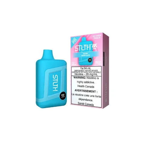 STLTH 8K PRO Disposable Vape with LED Display - 8000 Puffs | 5-Pack for Long-Lasting Use | Perfect for Travel, Parties & On-the-Go Vaping (Ontario)