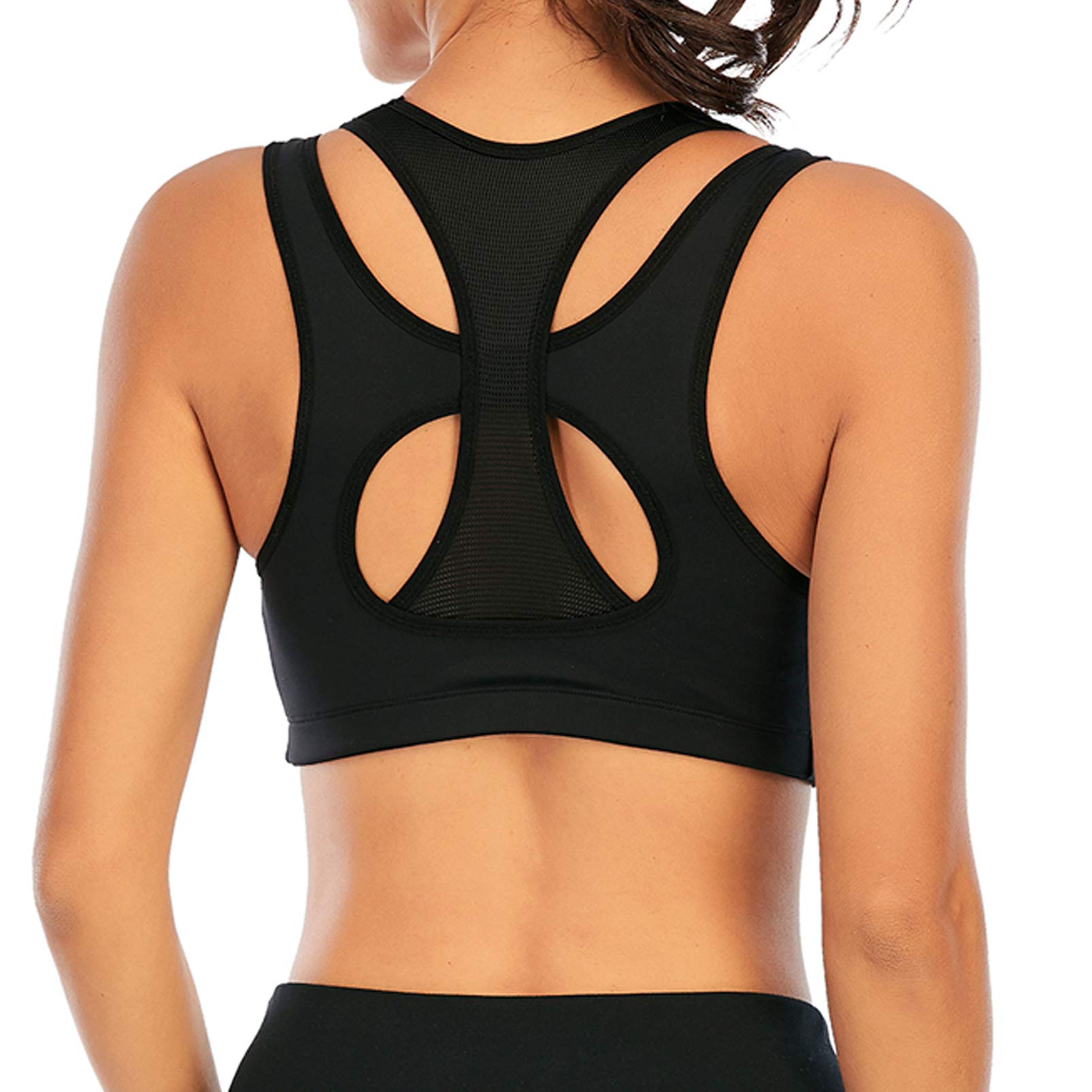 High Impact Sports Bra for Women - Supportive Workout Bra for Running, Yoga & Gym - Racerback Fitness Activewear - Perfect for High-Intensity Training & Daily Workouts
