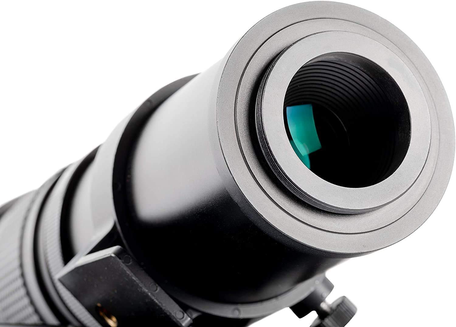 Ultimaxx 420-800mm (840-1600) f/8.3-16 HD Telephoto Zoom Lens with 2X Shutter Releases - Compatible with Nikon D3300, D3400, D3500, D5000, D5200, D5300, D5600, D7200, D7500, D750, D850, D500 & More DSLR Cameras - Perfect for Wildlife, Sports, and Long-Distance Photography