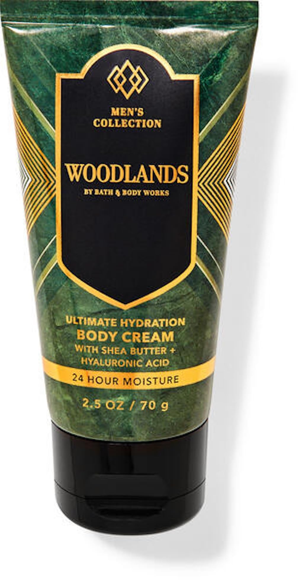 Bath and Body Works Travel Size Body Cream - 2.5 Oz 24 Hour Moisturizing Lotion for Dry Skin (Woodlands Scent) | Perfect for On-the-Go Hydration, Gym Bag Essentials & Weekend Getaways