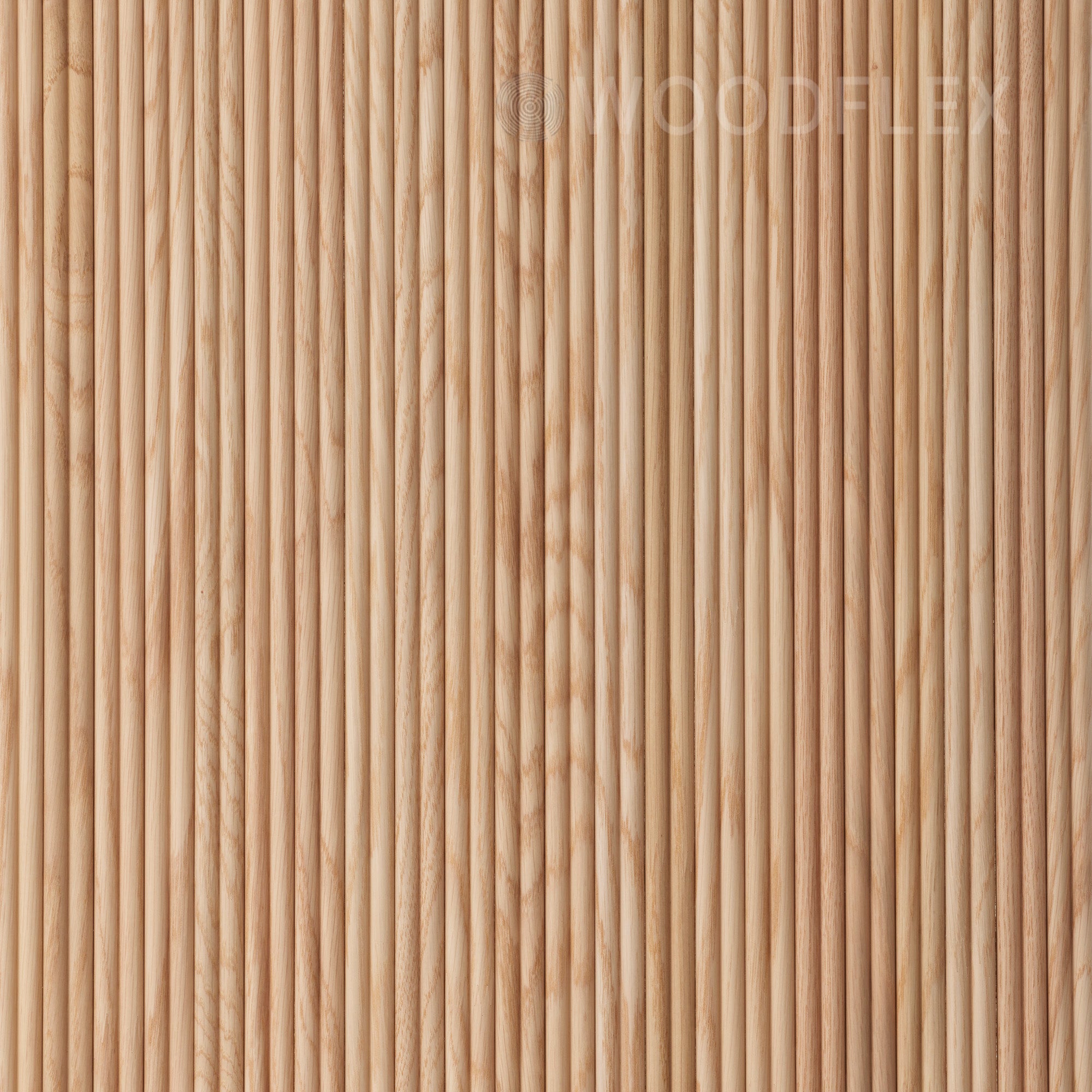 WOODFLEX Flexible Wooden Slat Wall Panel - Natural Oak Veneer - 2700mm x 600mm - Decorative Wood Slats for Modern Interior Design | Perfect for Feature Walls, Room Dividers & Ceiling Accents