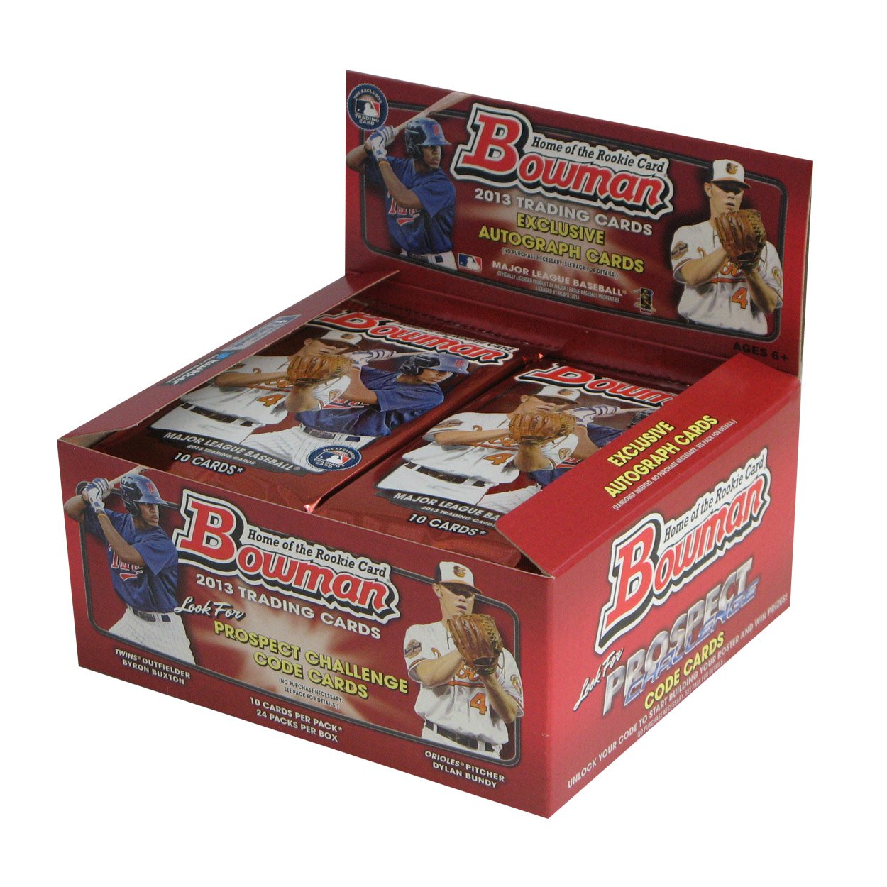 Topps 2013 Bowman MLB Baseball Trading Cards Retail Box - Collectible Sports Cards for Baseball Fans & Card Collectors (Perfect for Gifts, Display, and Investment)